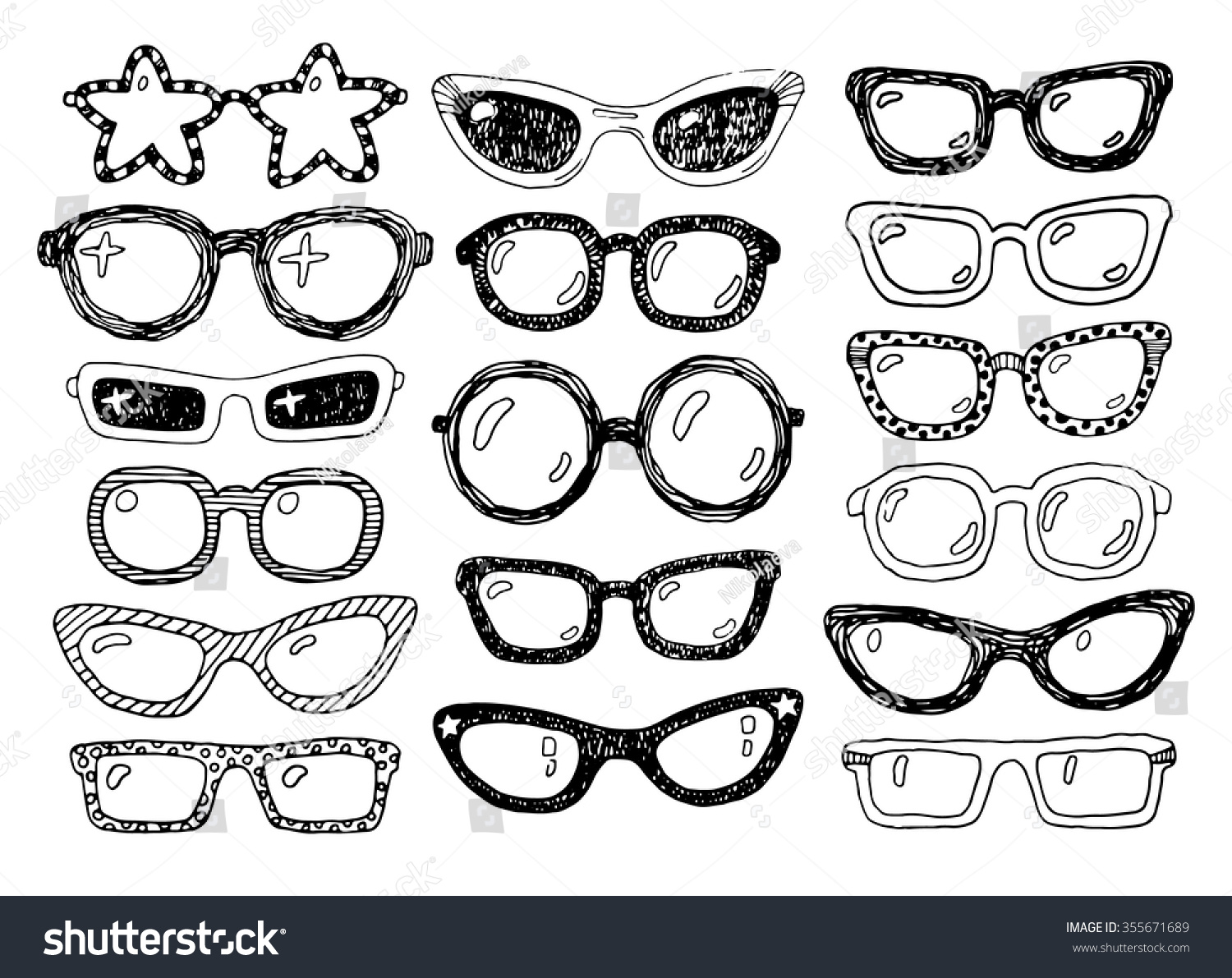 Очки для распечатки модные