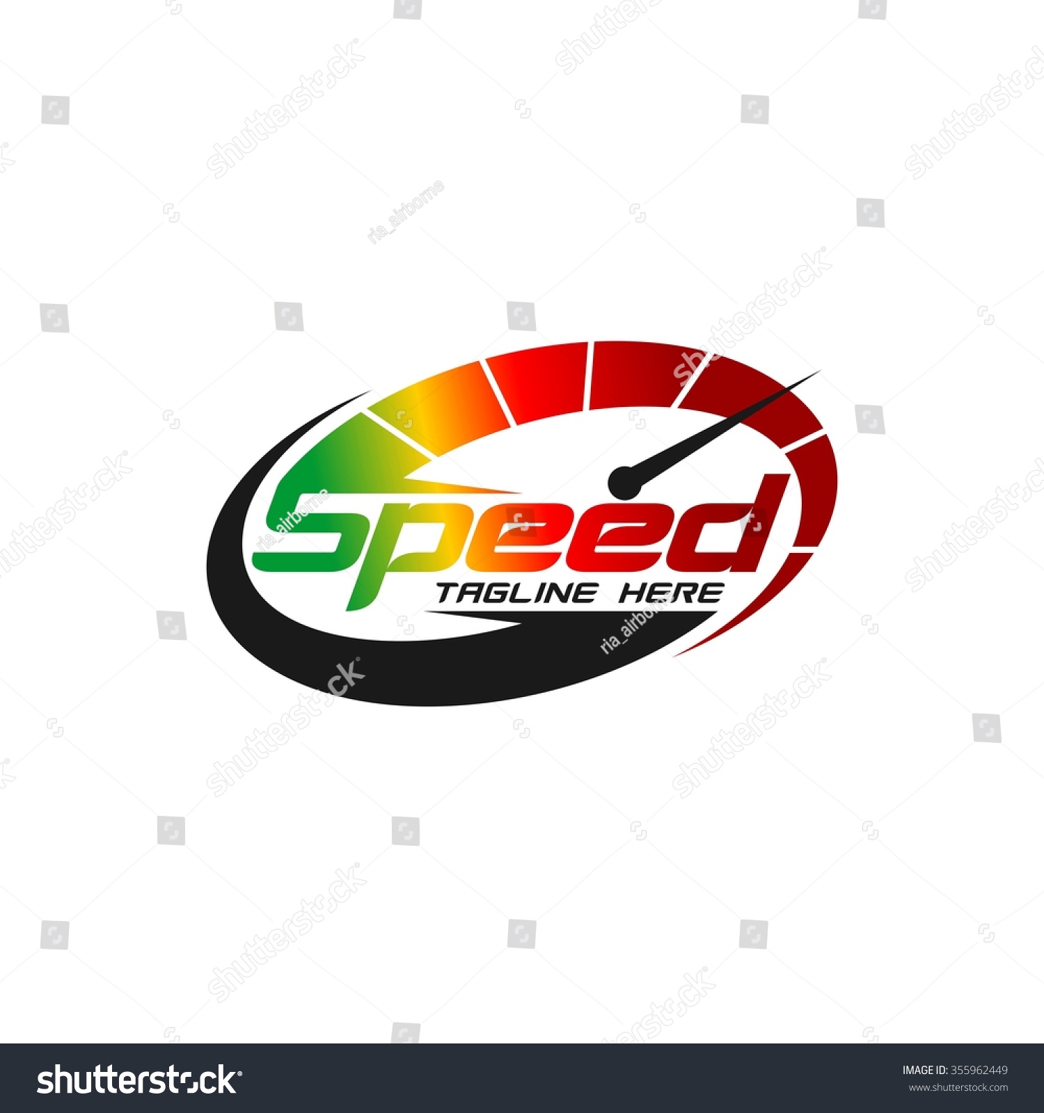 Speed Logo Template Stock Vector (Royalty Free) 355962449 | Shutterstock