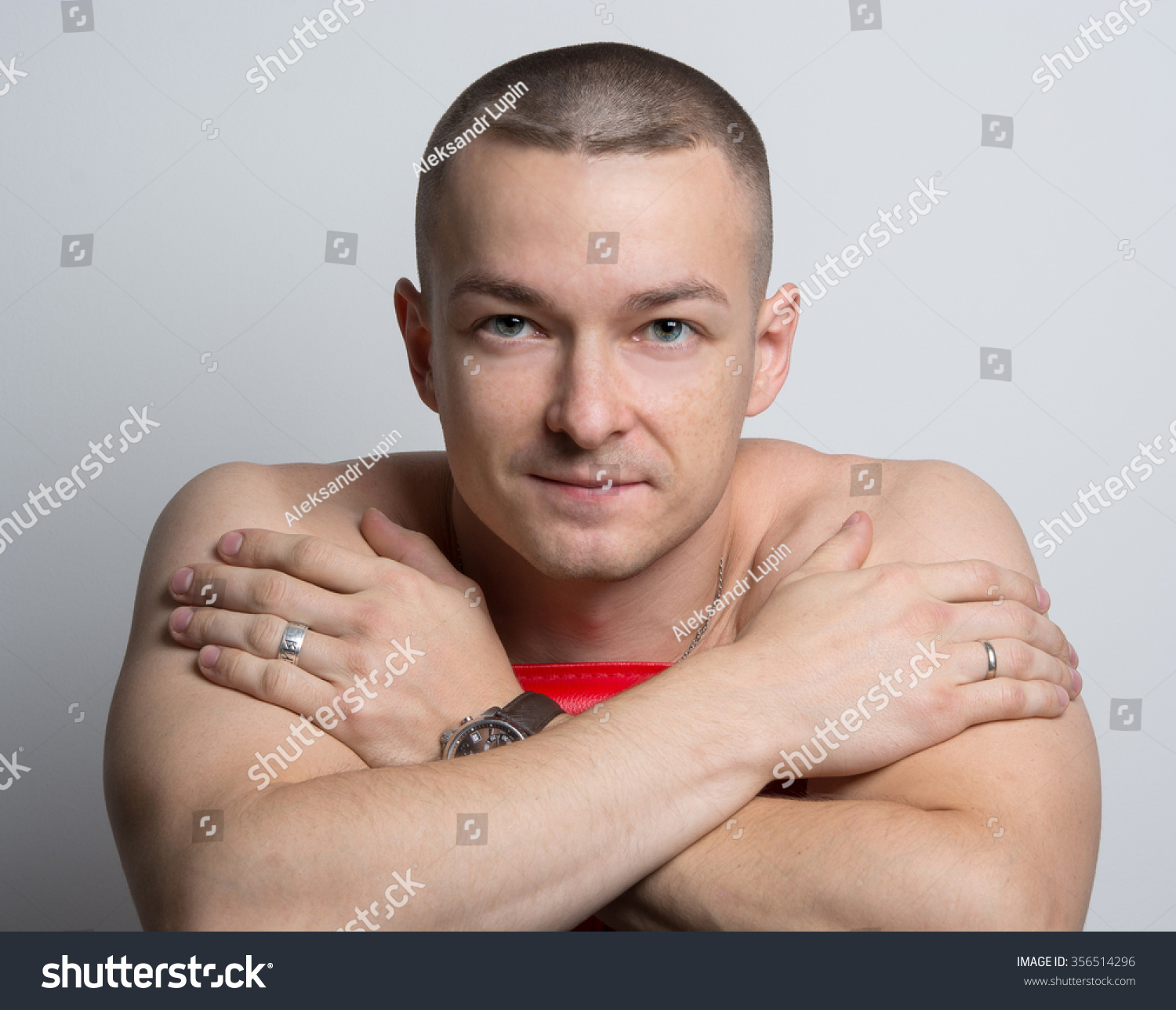 Naked Man Sitting Look Shutterstock