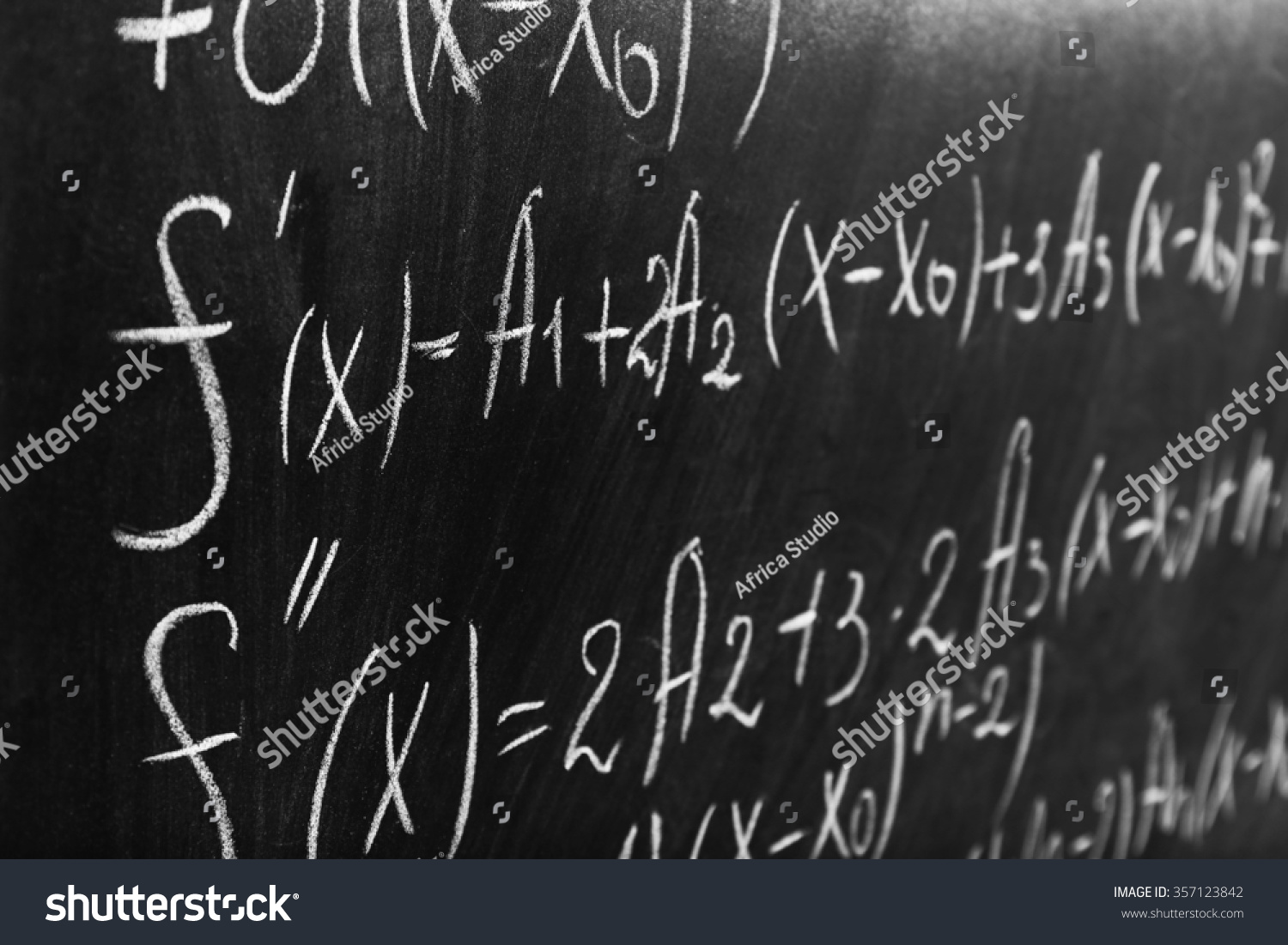 School Blackboard Formulas Stock Photo 357123842 | Shutterstock