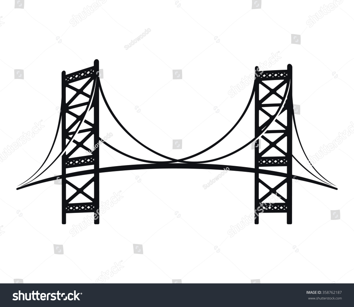 2 Ben Franklin Bridge Stock Vectors, Images & Vector Art | Shutterstock