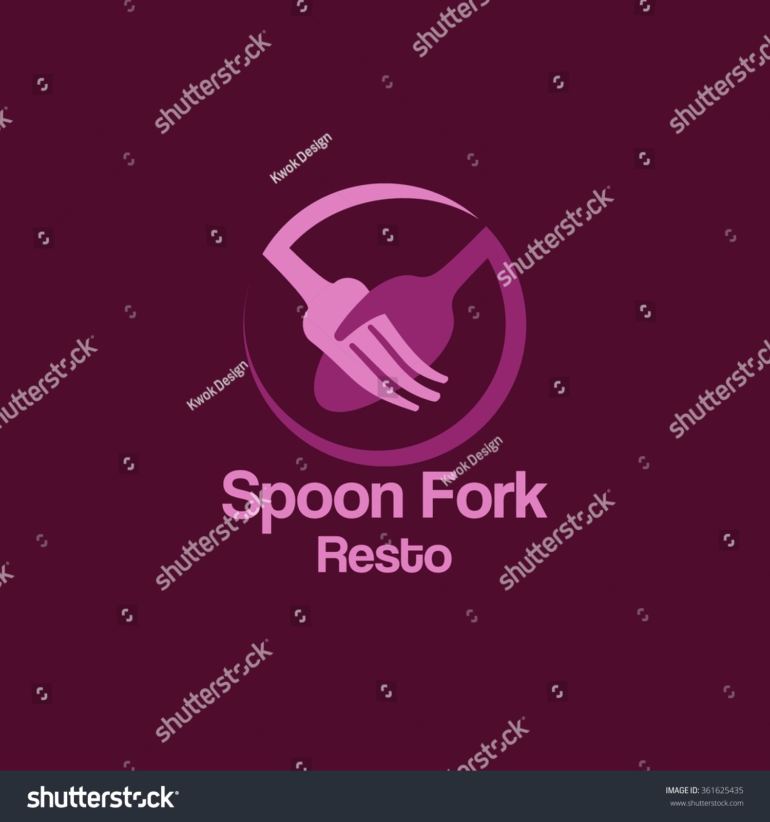 Food Service Vector Logo Dining Restaurant Stock Vector (Royalty Free ...