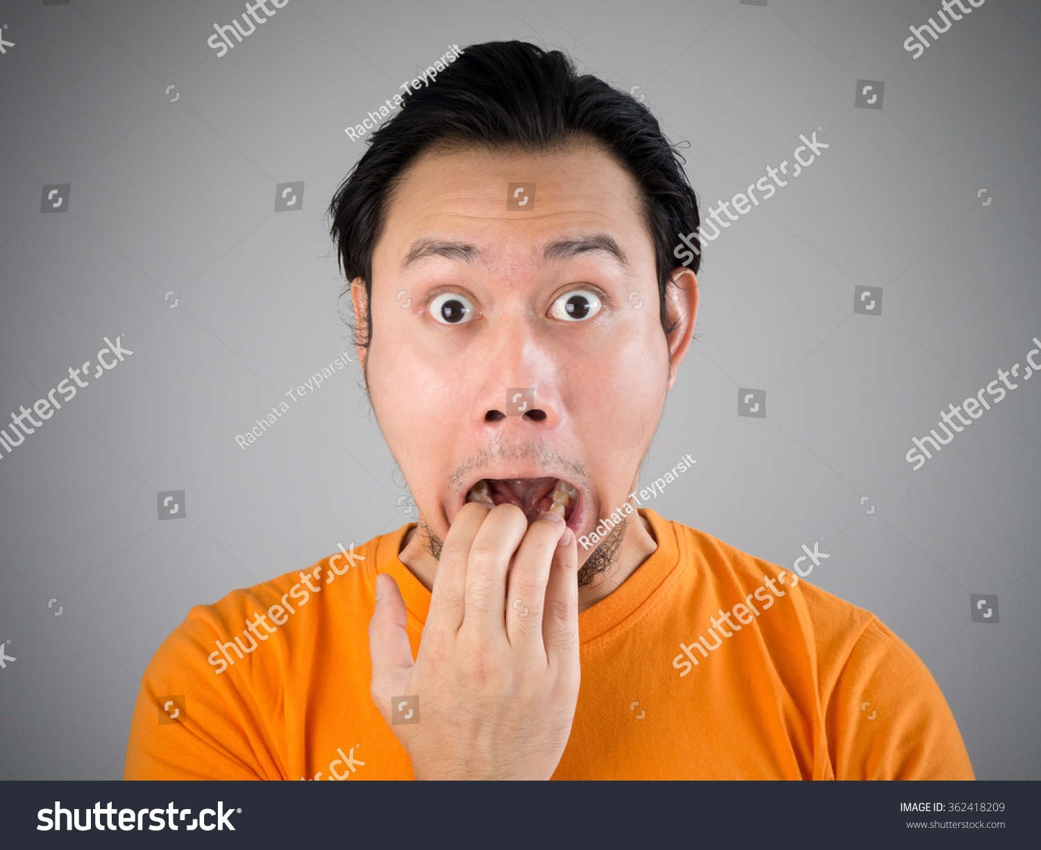 Shocked Surprised Face Asian Man Stock Photo 362418209 | Shutterstock