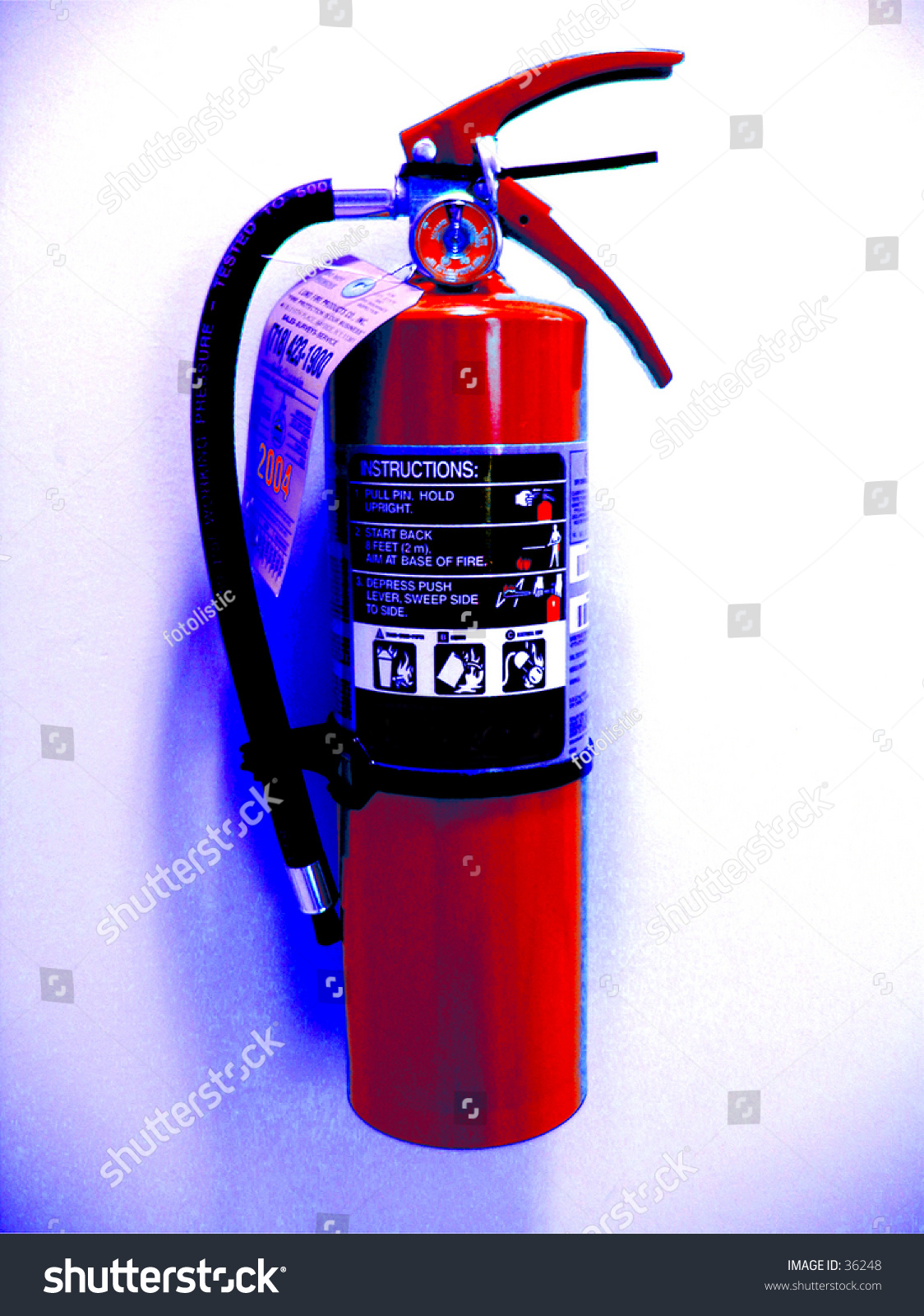 Fire Extinguisher Front 1 2 Photo Stock Photo 36248 | Shutterstock