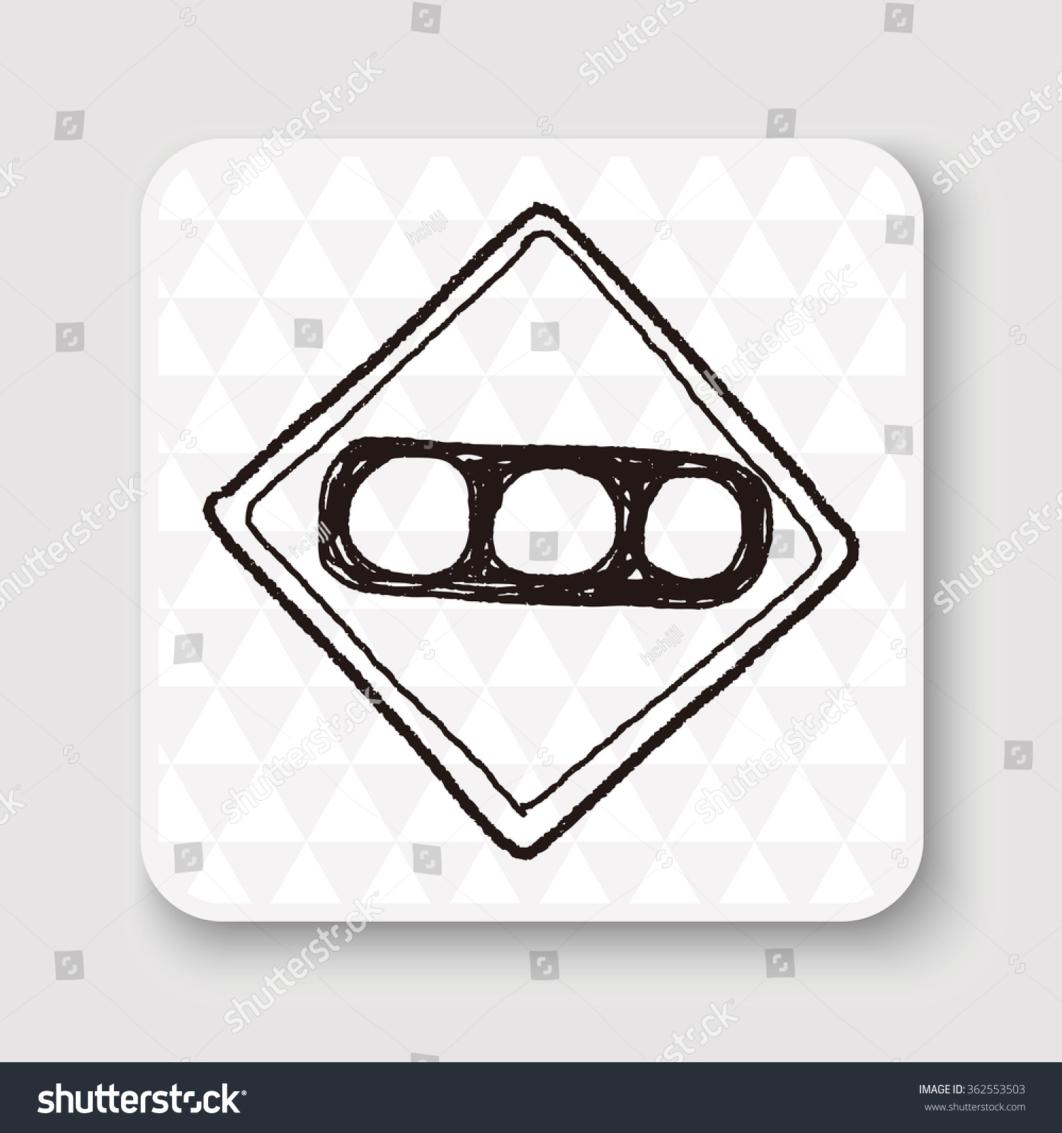 Traffic Light Doodle Stock Illustration 362553503 | Shutterstock