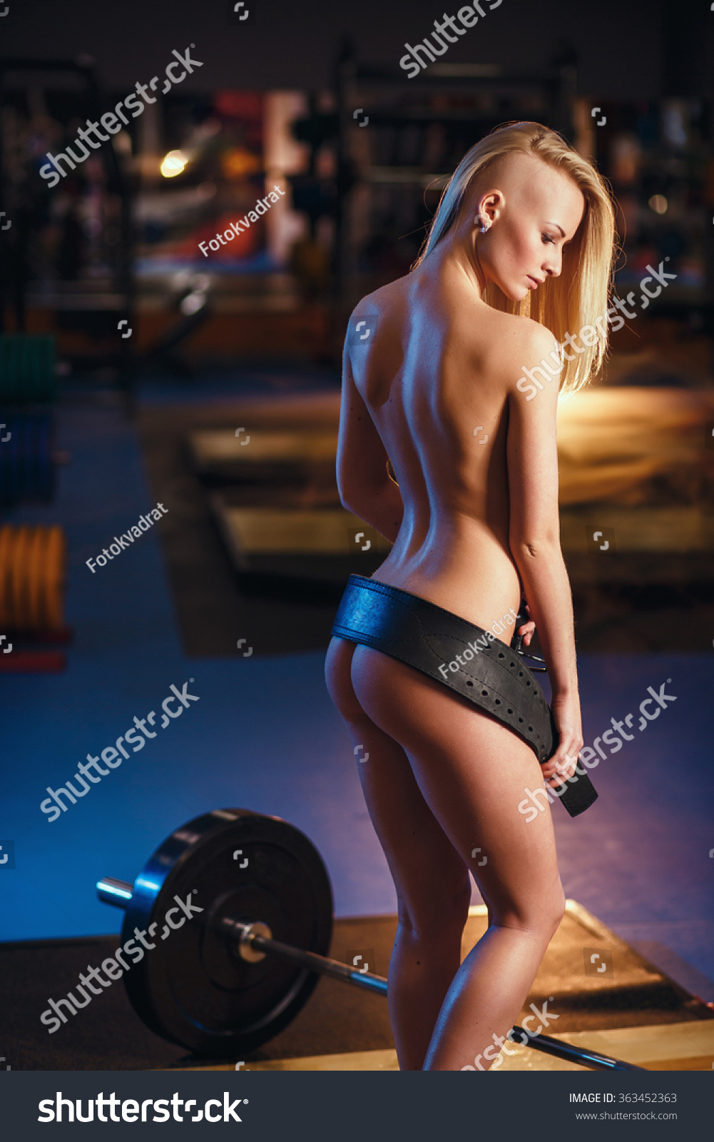 Nude Girl Athlete