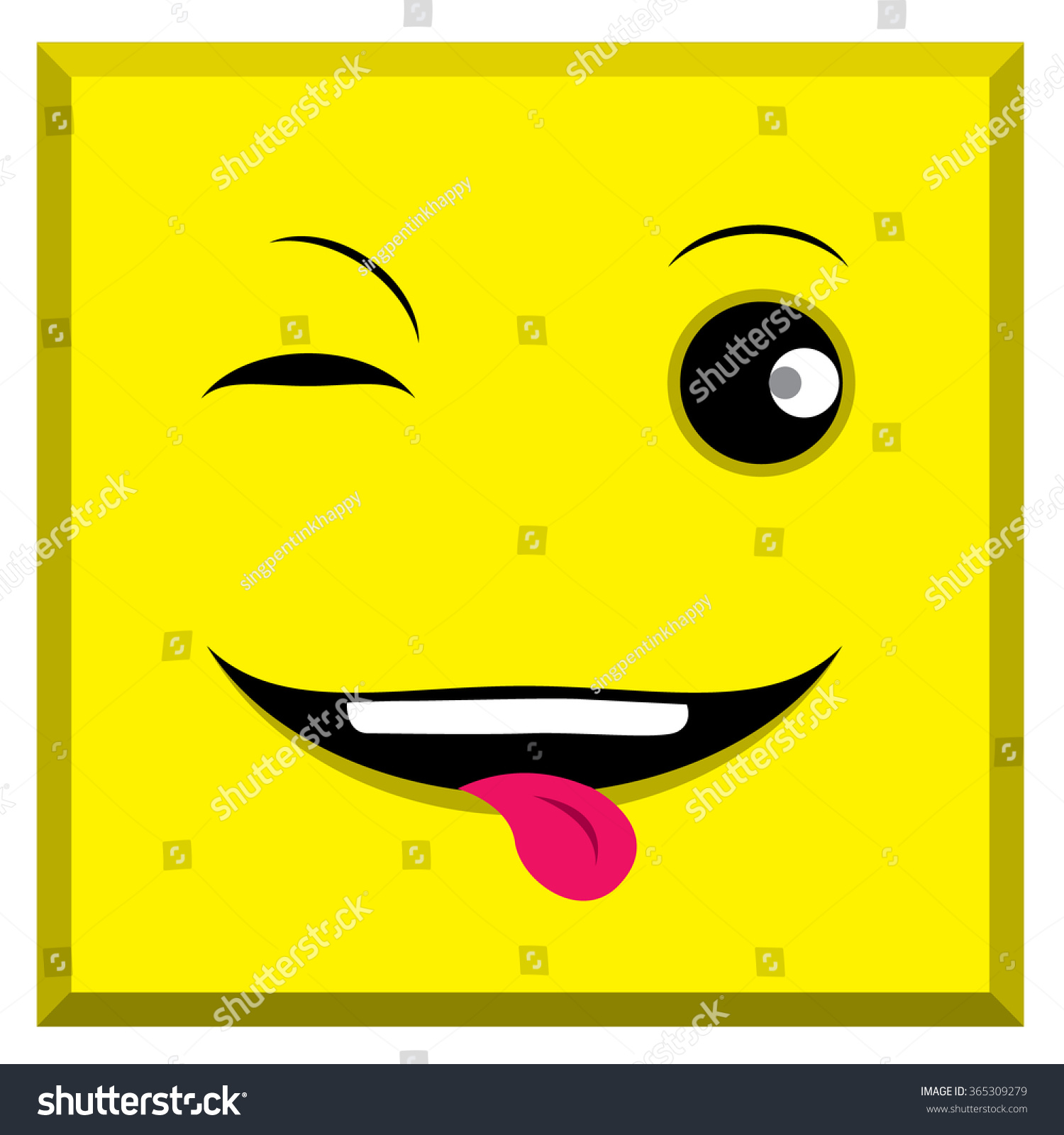 Vector Illustration Smile Laugh Sad Emoticon Vector De Stock Libre De Regalías 365309279 3601