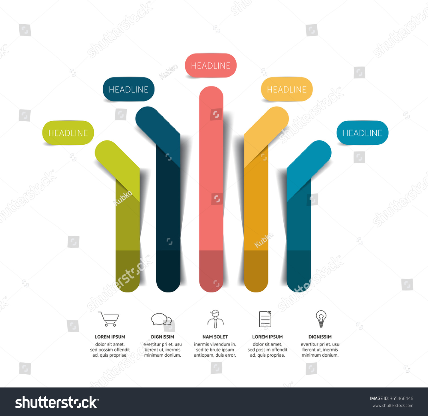 Arrow Infographic Scheme Flowchart Template Chart 스톡 벡터로열티 프리 365466446 Shutterstock 7394