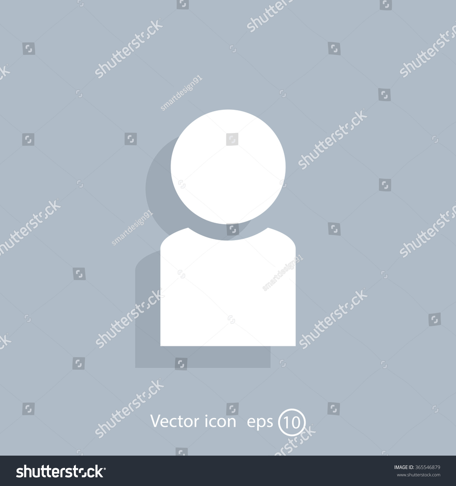 Male Avatar Profile Picture Vector Illustration Stock Vector (Royalty