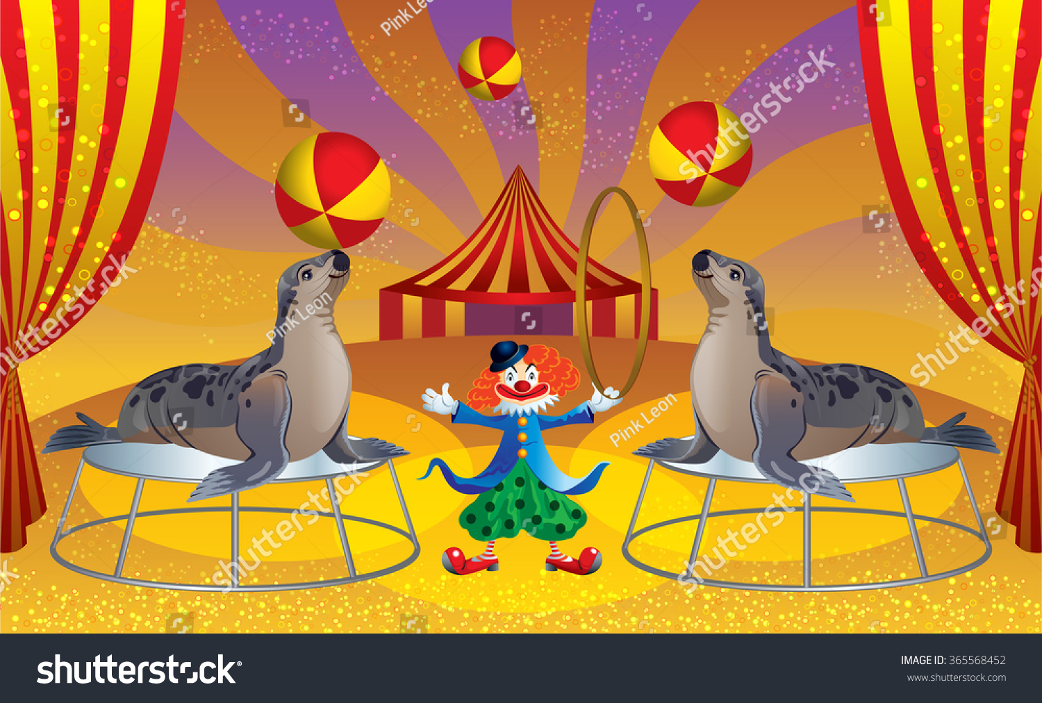 Тюлень в цирке