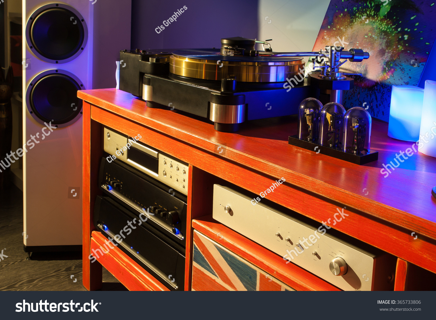 hiend-stereo-system-turntable-preamplifier-power-stock-photo-365733806