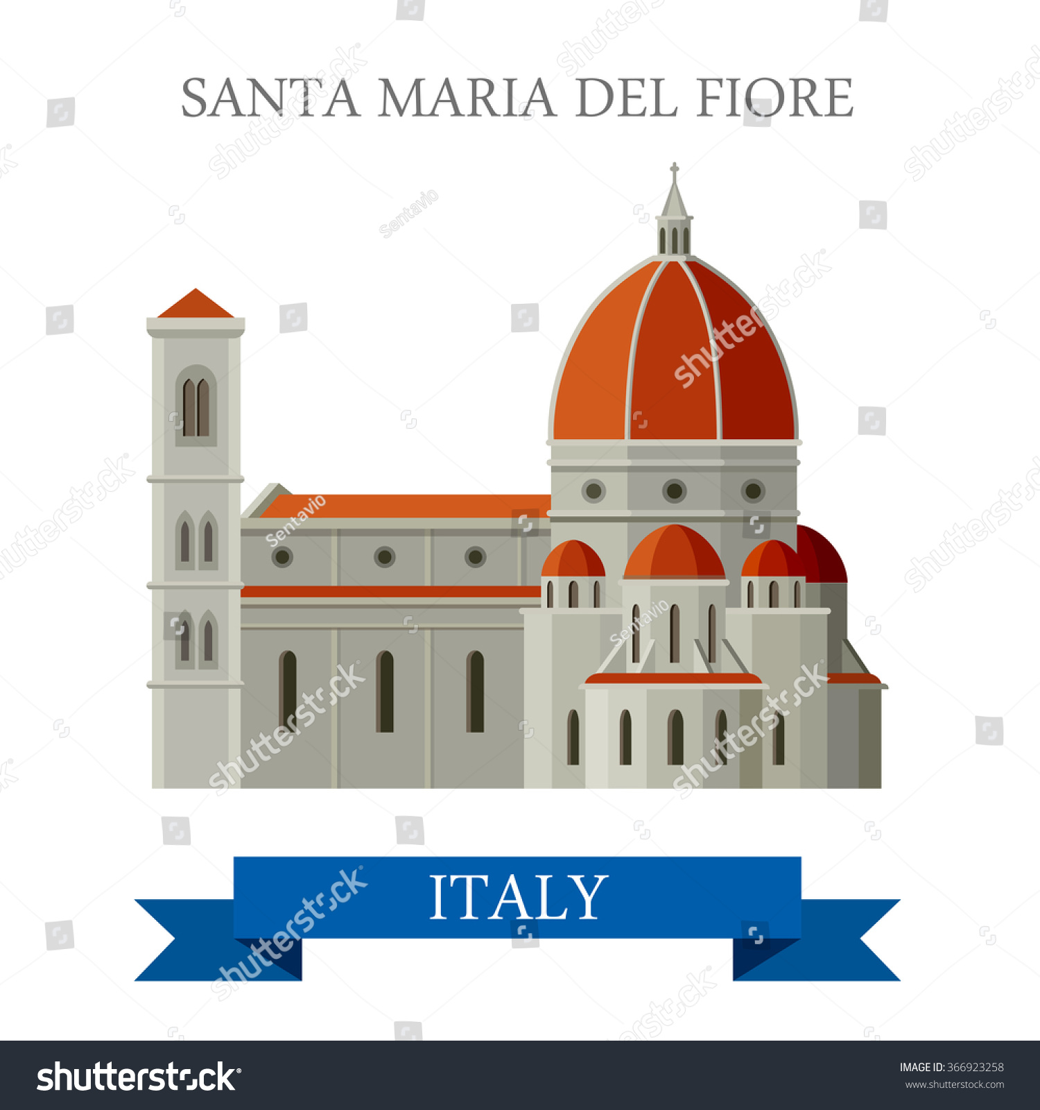 Santa Maria del Fiore рисунок