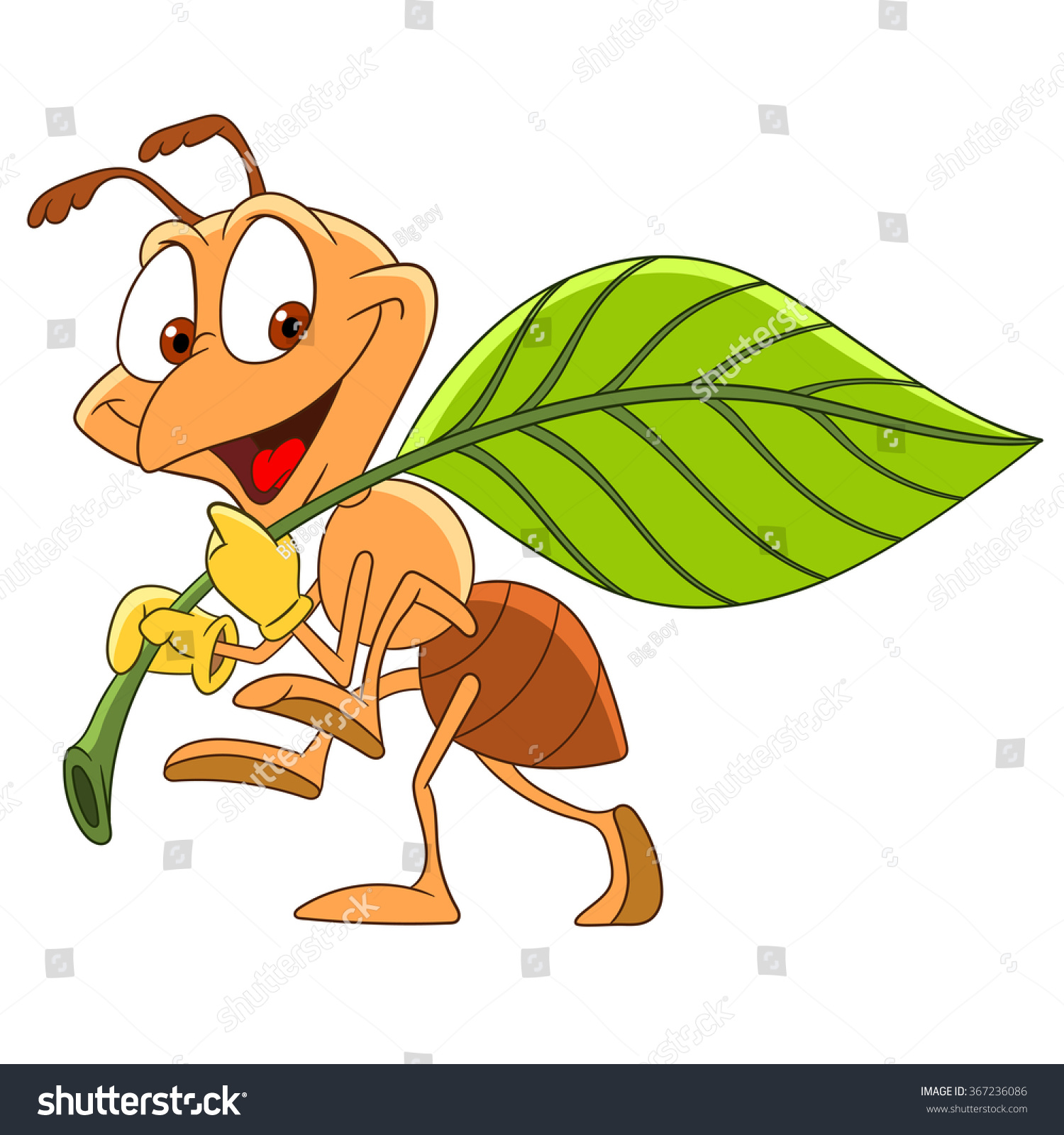 hard working ant clipart for kids