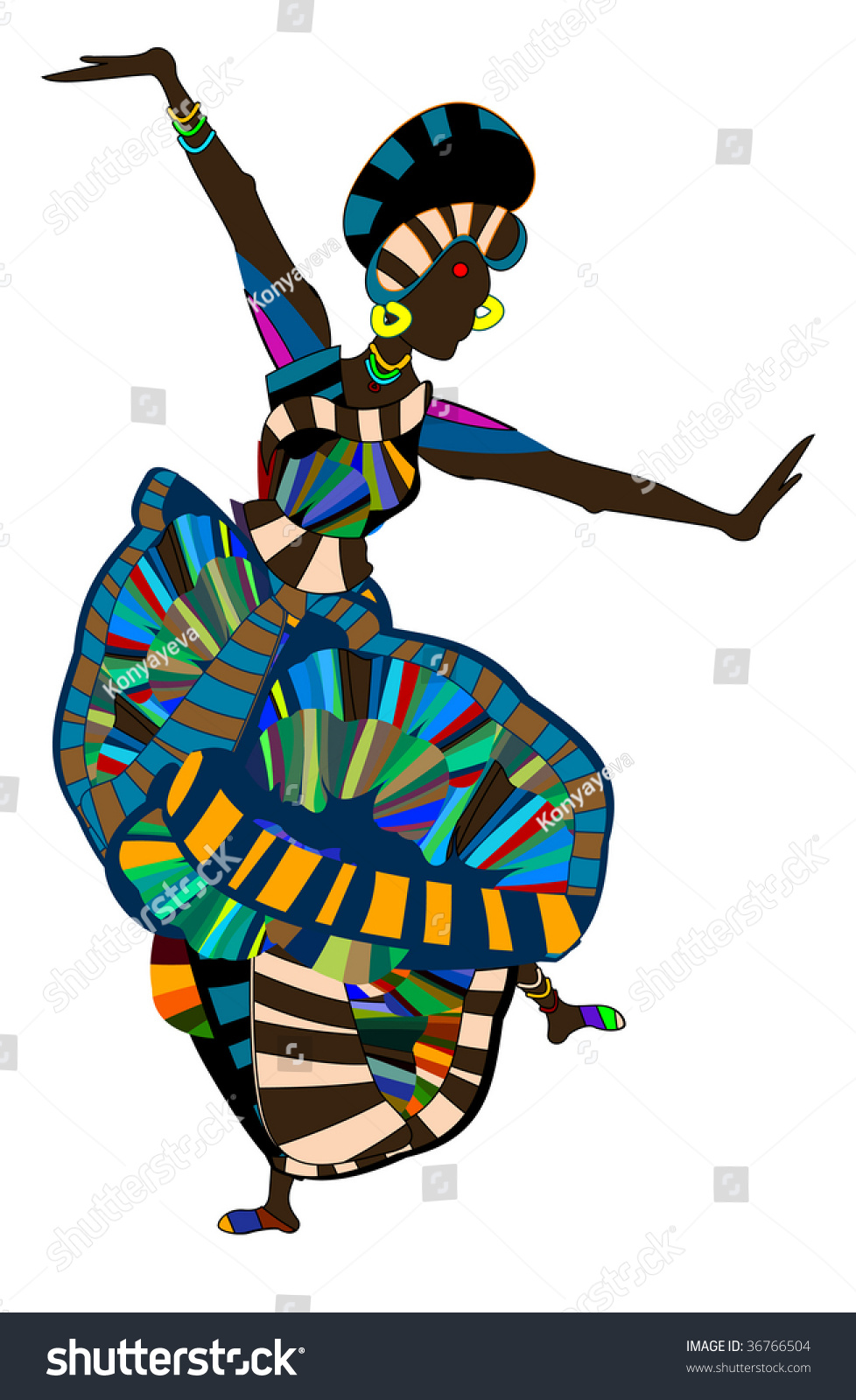 Африканцы танцы стилизованные