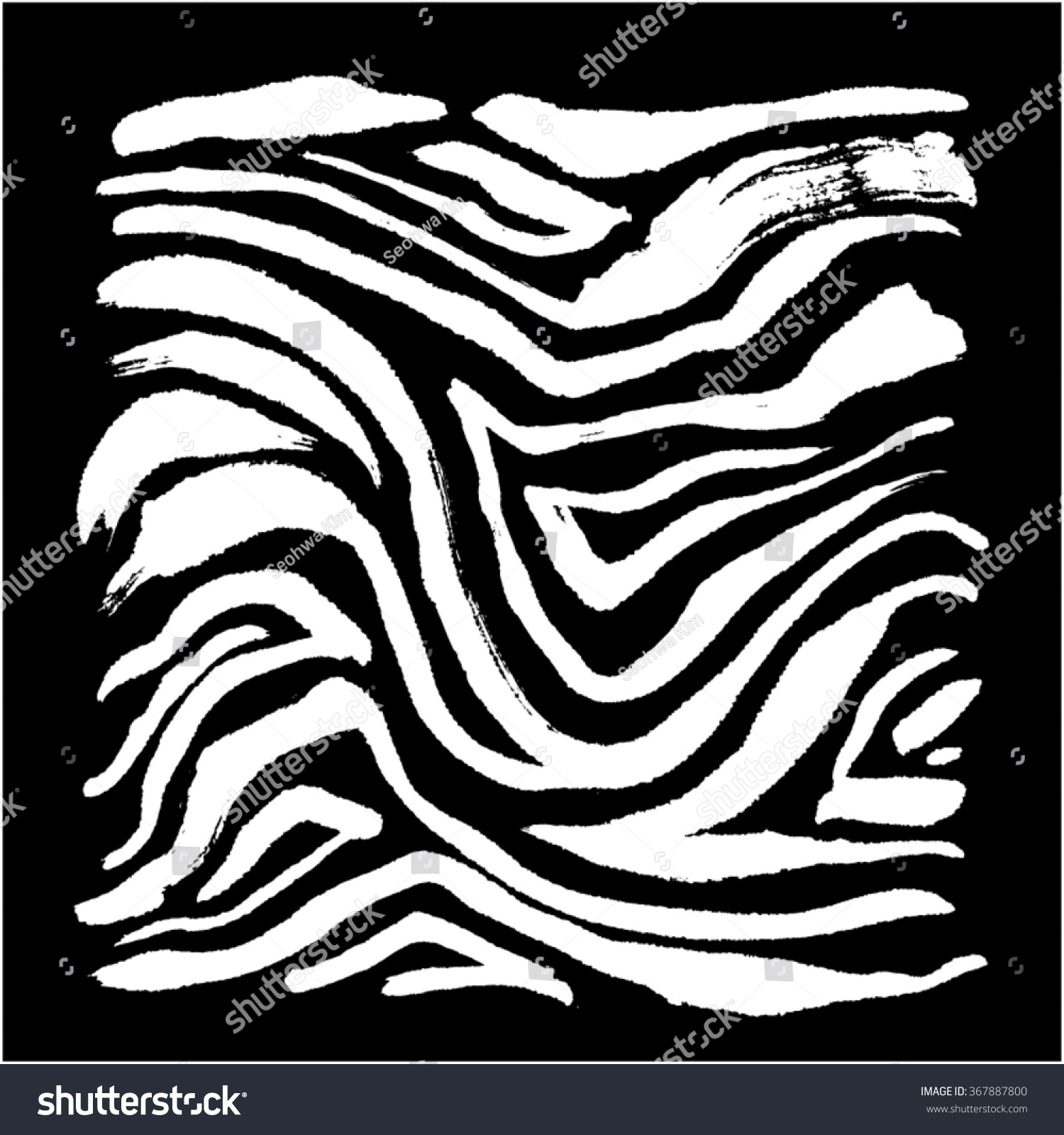 Hand Drawn Zebra Print Vector Stock Vector Royalty Free 367887800 Shutterstock 3880