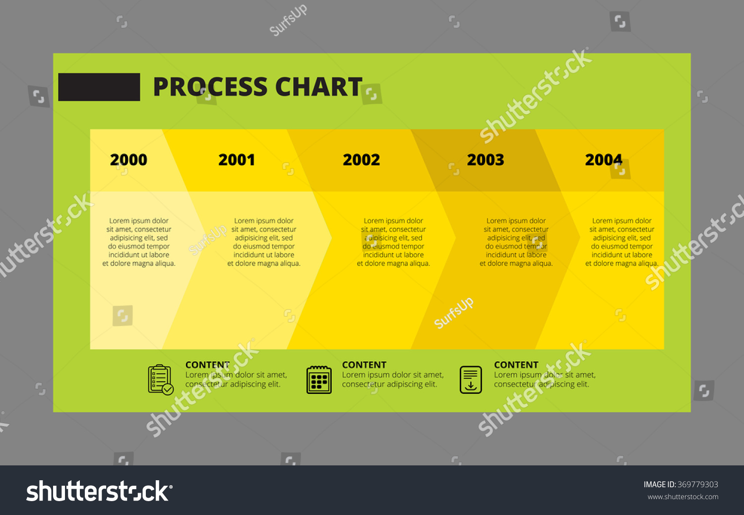 process-chart-template-6-stock-vector-royalty-free-369779303