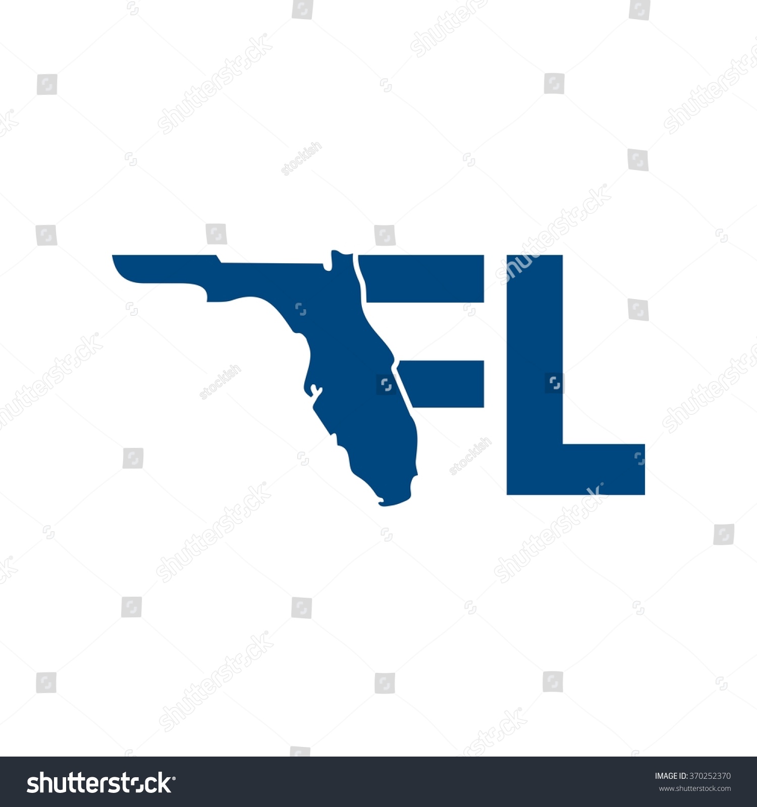 Florida Logo Vector Stock Vector (Royalty Free) 370252370 | Shutterstock