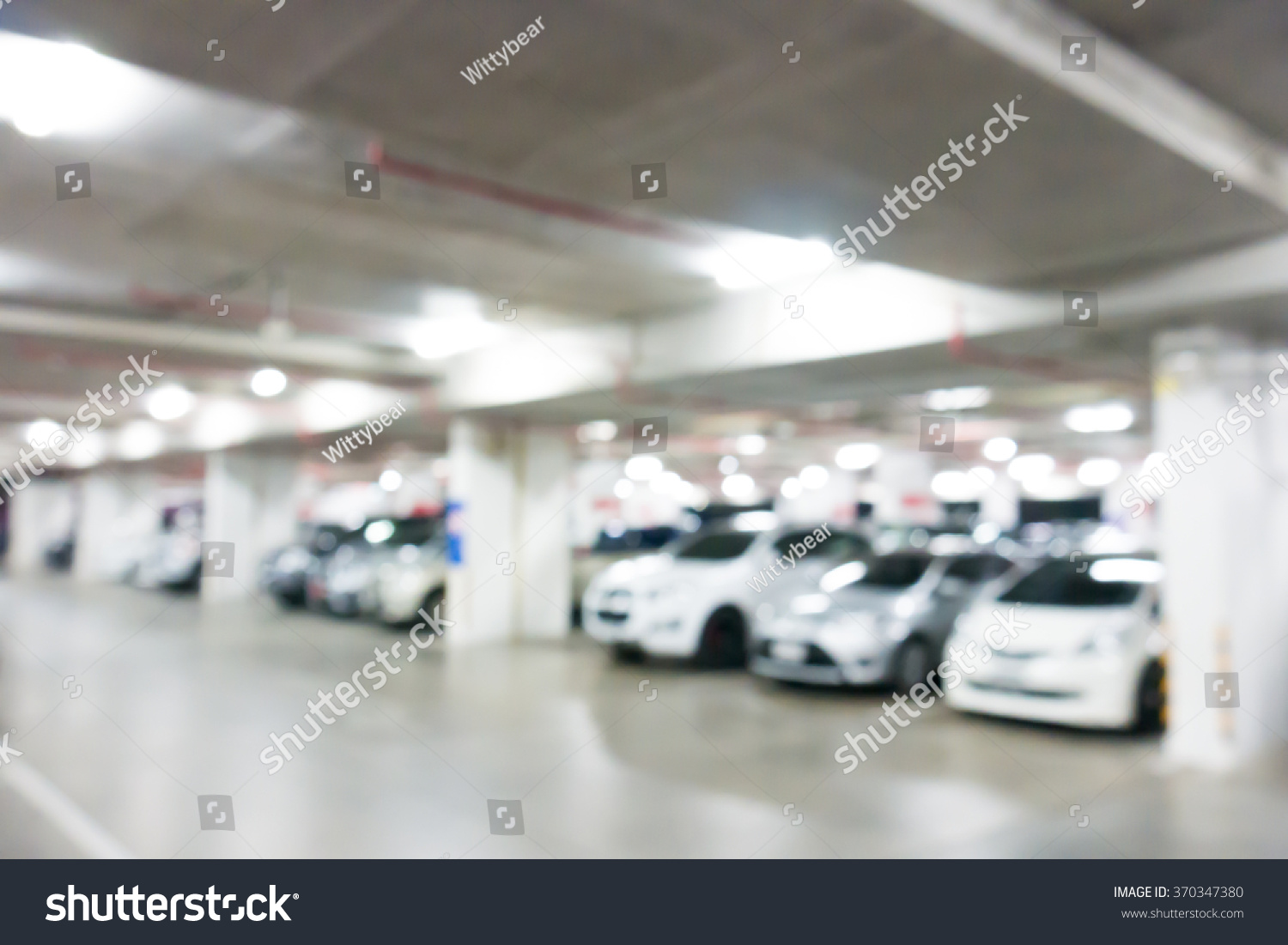 Car Park Shopping Mall Blurred Stock Photo 370347380 | Shutterstock