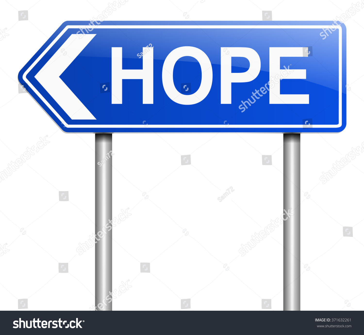 Illustration Depicting Sign Hope Concept Stock Illustration 371632261 ...