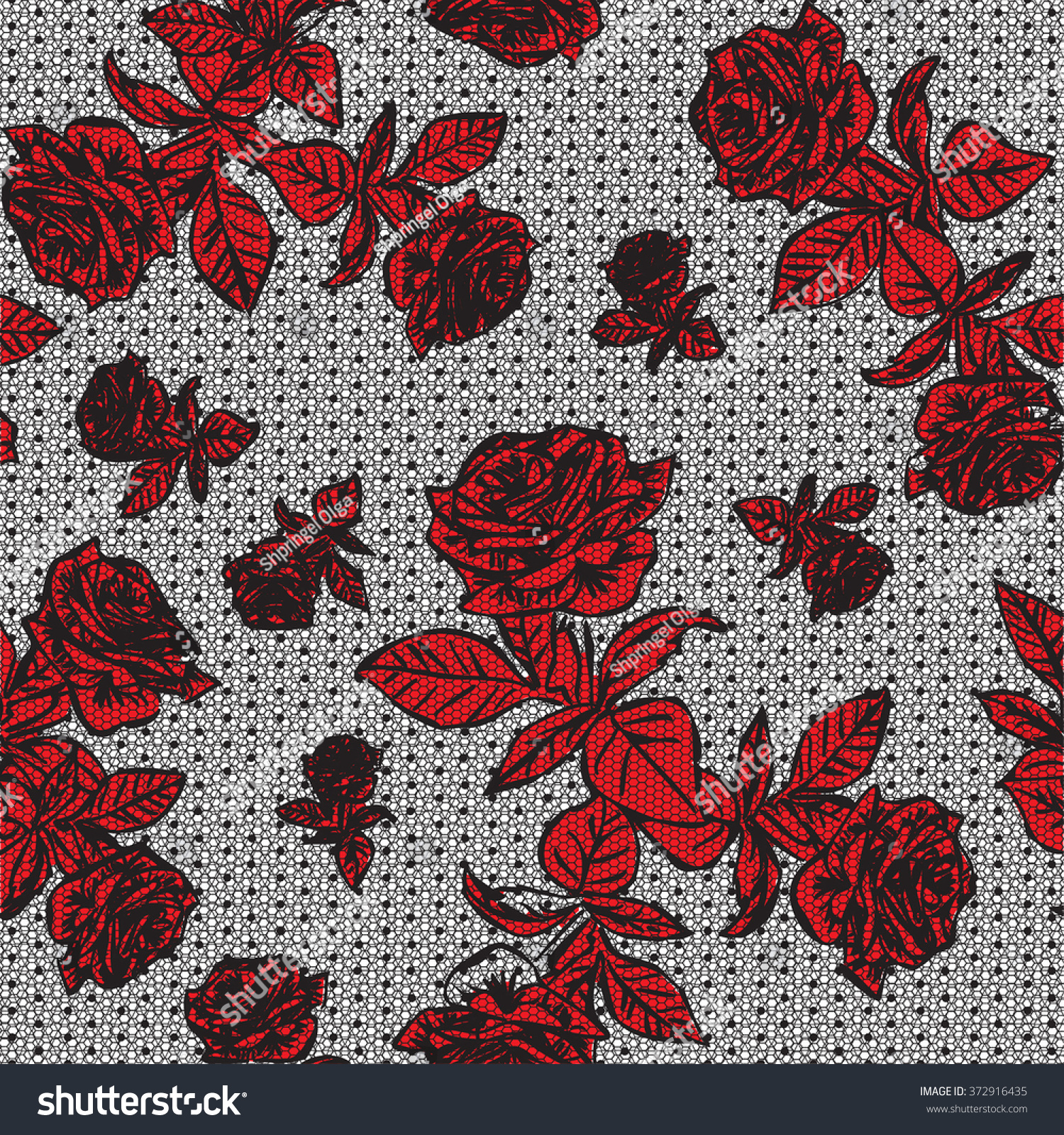 black and red rose background design