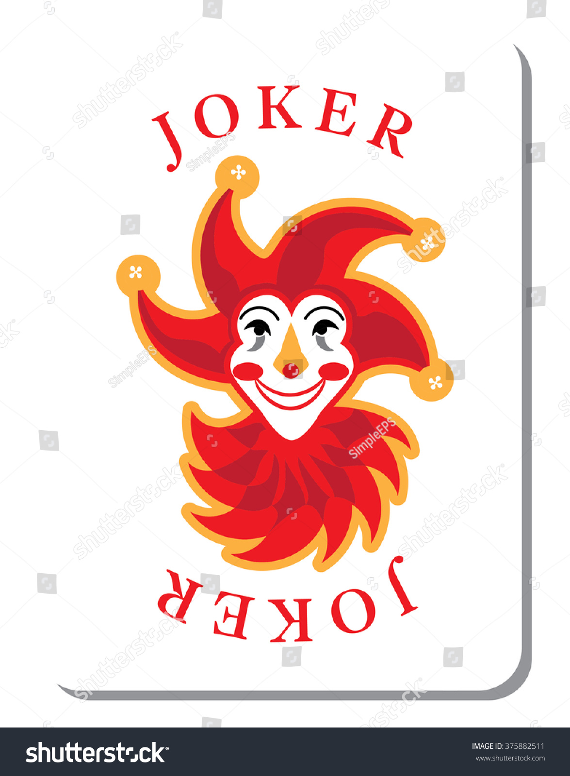 Playing Cards Joker Deck Playing Cards Stock Vector (Royalty Free ...