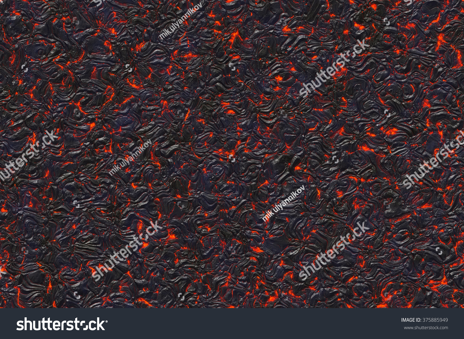 Solidified Hot Lava Texture Eruption Volcano Stock Illustration 375885949 Shutterstock 