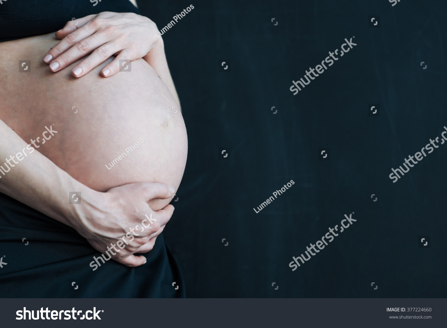Pregnant Belly Closeup Stock Photo 377224660 | Shutterstock