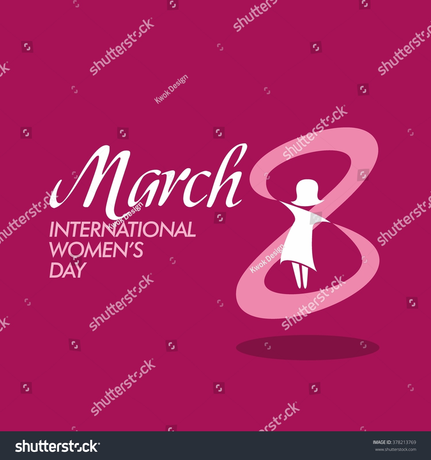 International Woman Day Logo Design Template Stock Vector (Royalty Free ...