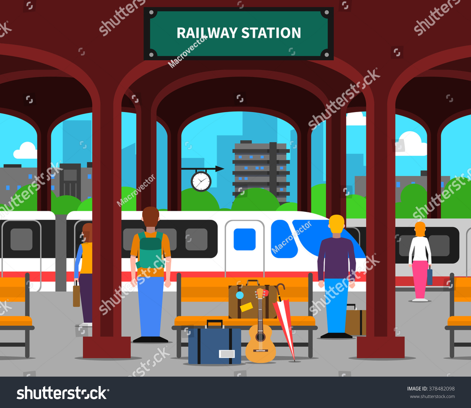 18,409 Railway Station Objects Images, Stock Photos & Vectors ...