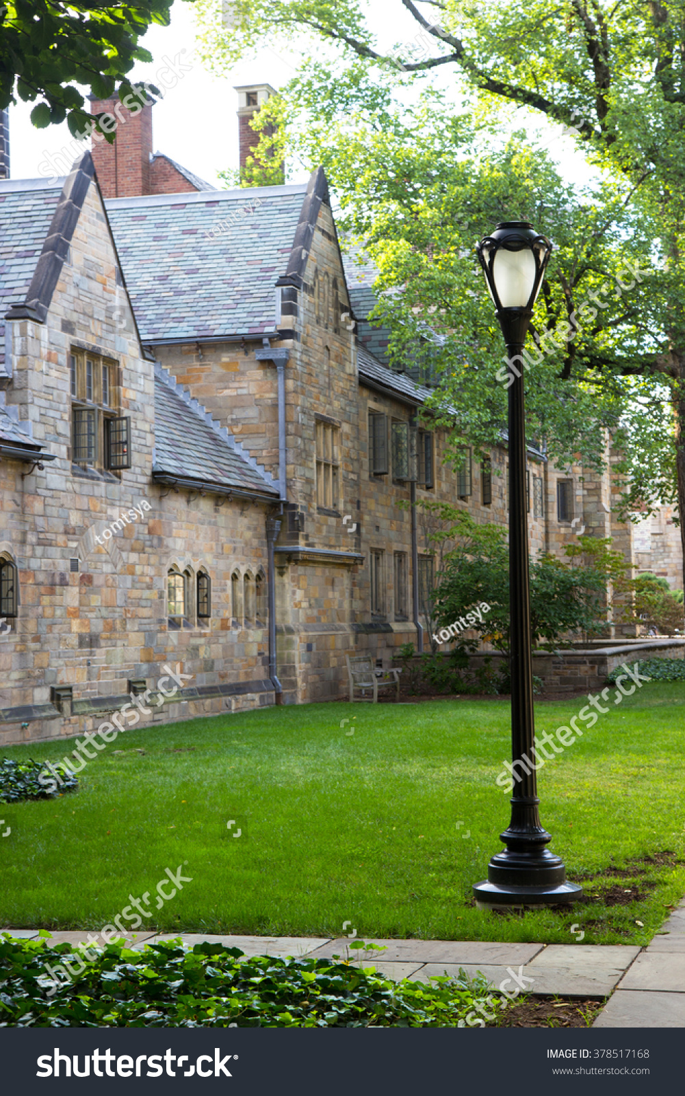 Yale University Campus Buildings Stock Photo 378517168 