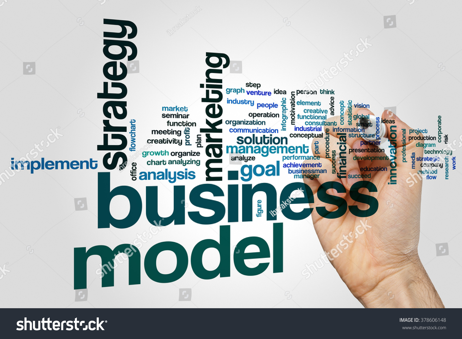 Business Model Word Cloud Concept Stock Photo 378606148 | Shutterstock