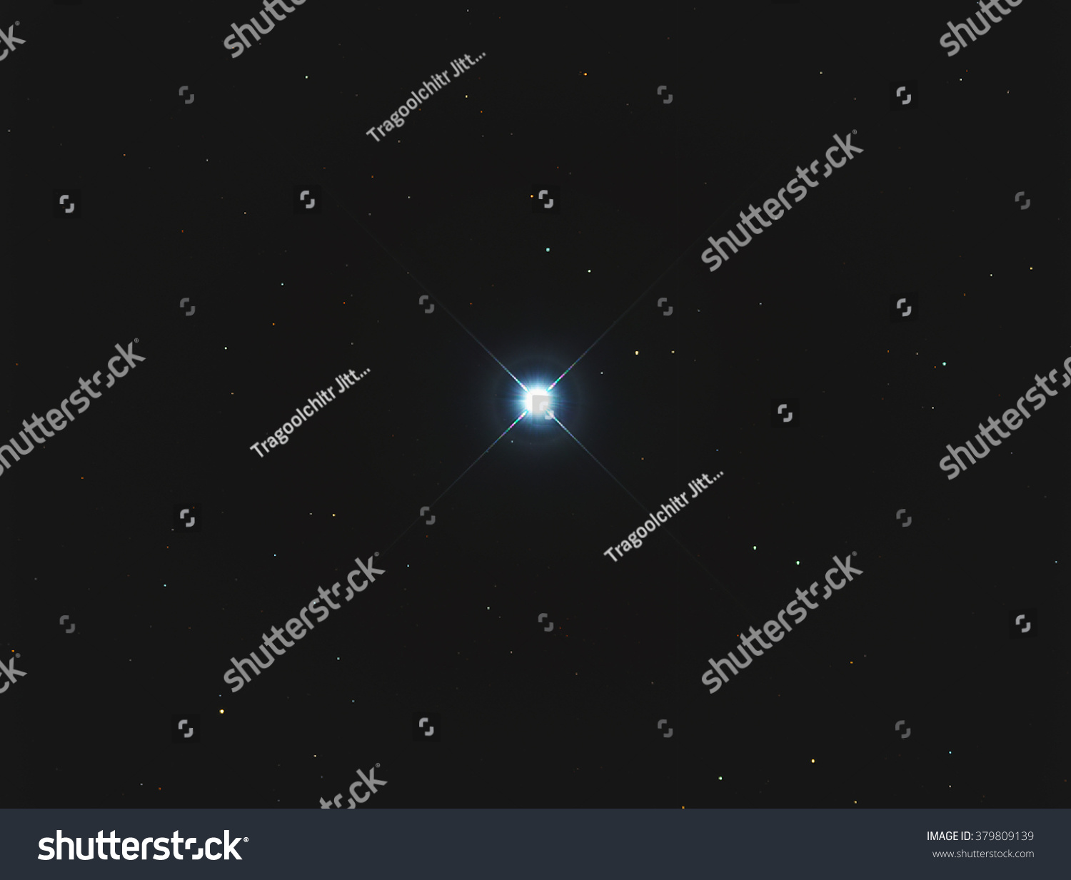 Real Bright Blue Star Sirius Taken Stock Photo 379809139 | Shutterstock