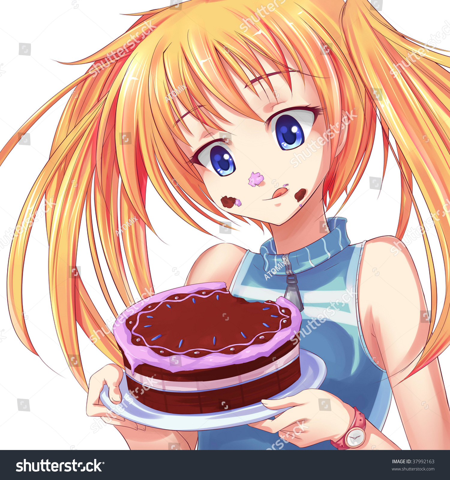 день рождения фото аниме