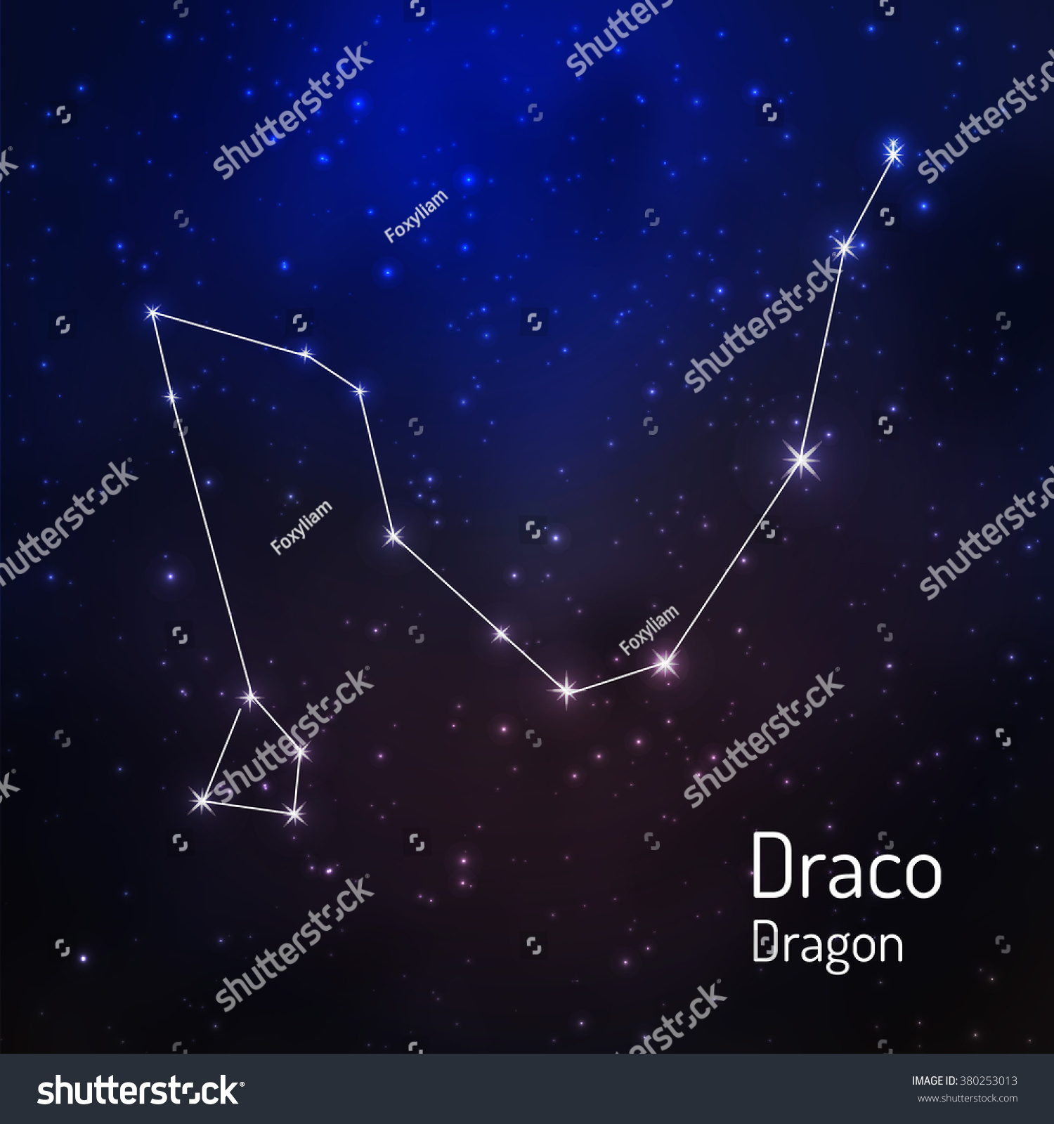 Созвездие Дрейко сердце дракона
