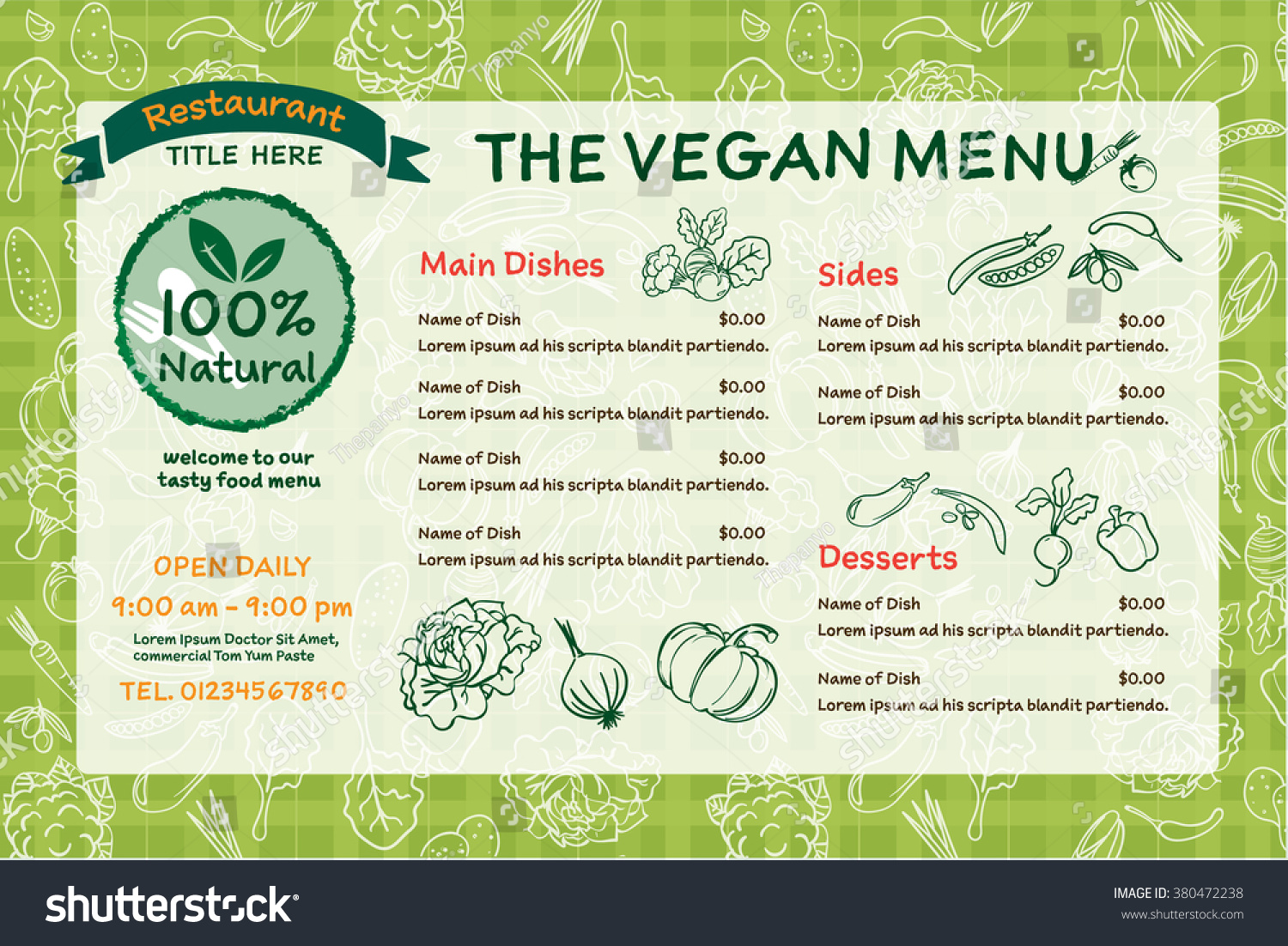 Desi vega menu