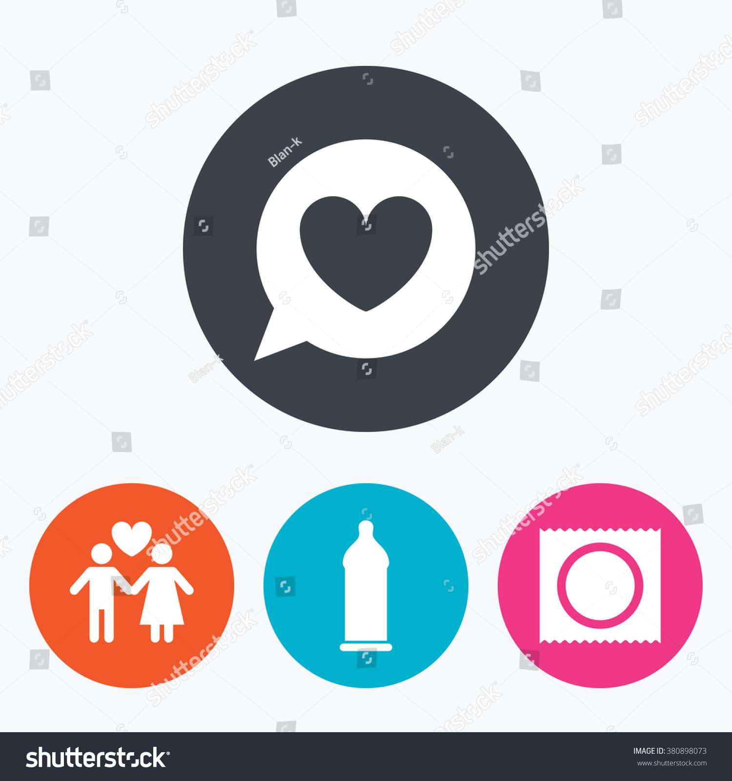 Condom Safe Sex Icons Lovers Couple Stock Vector Royalty Free 380898073 Shutterstock 2908