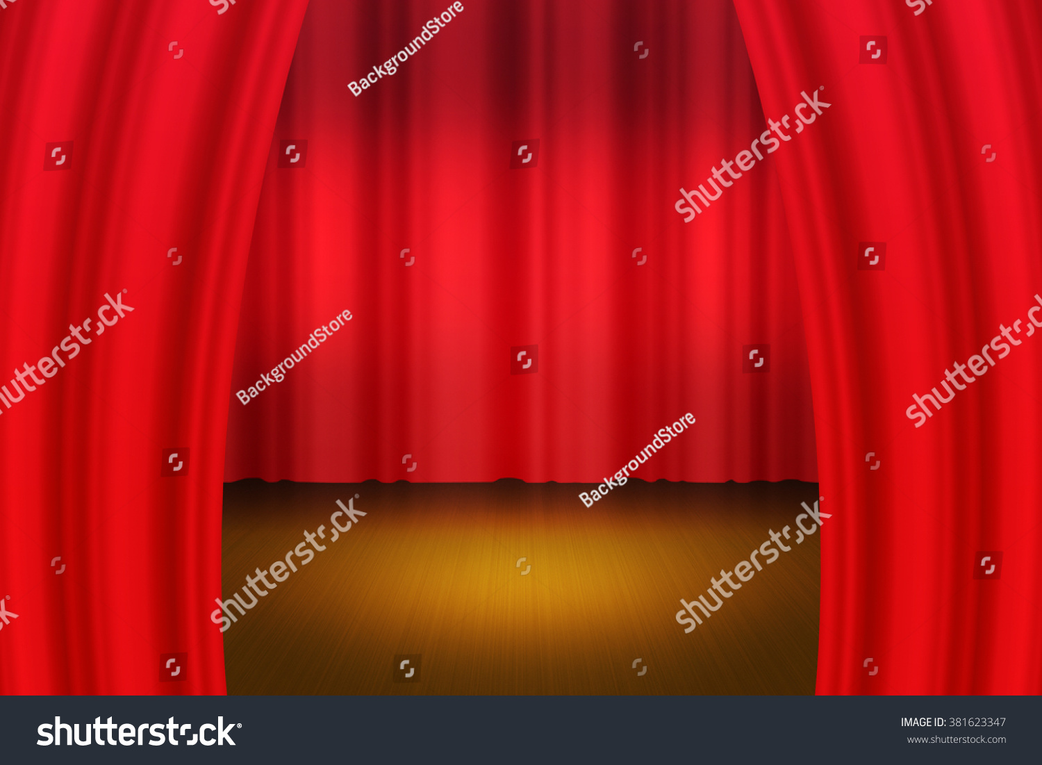 Red Curtain Backdrop Stock Illustration 381623347 Shutterstock   Stock Photo Red Curtain Backdrop 381623347 