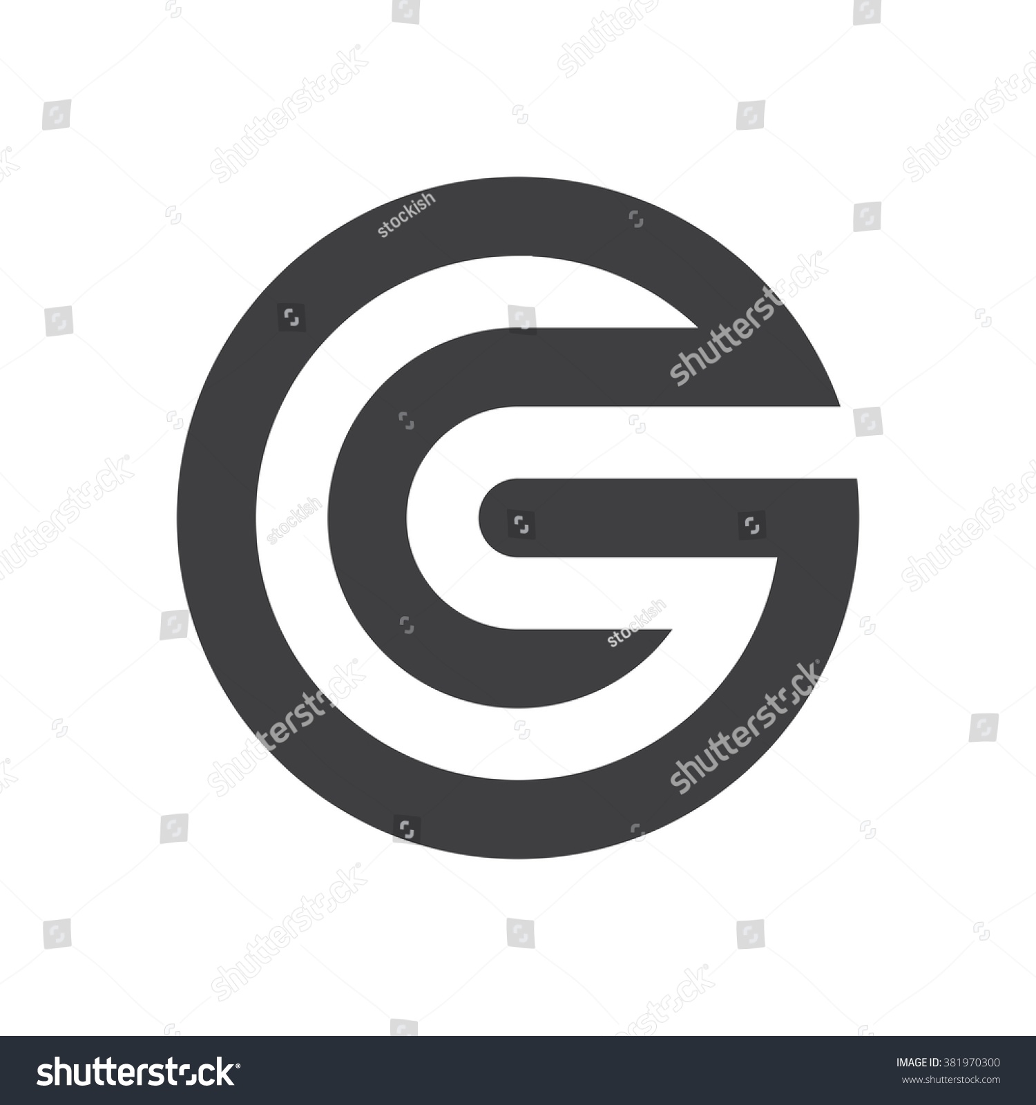 C G Logo Vector Stock Vector (Royalty Free) 381970300 | Shutterstock