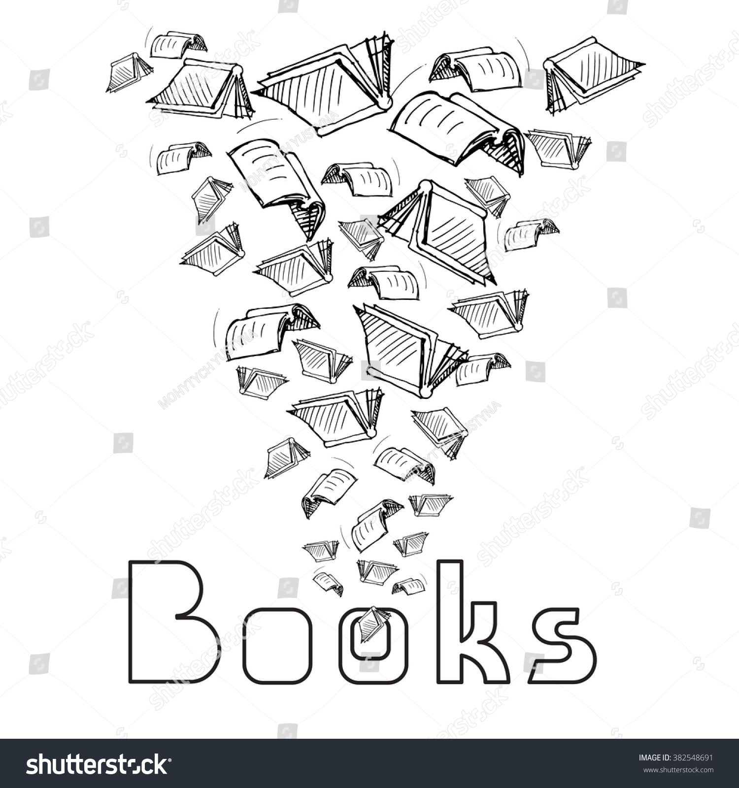 Книги летят