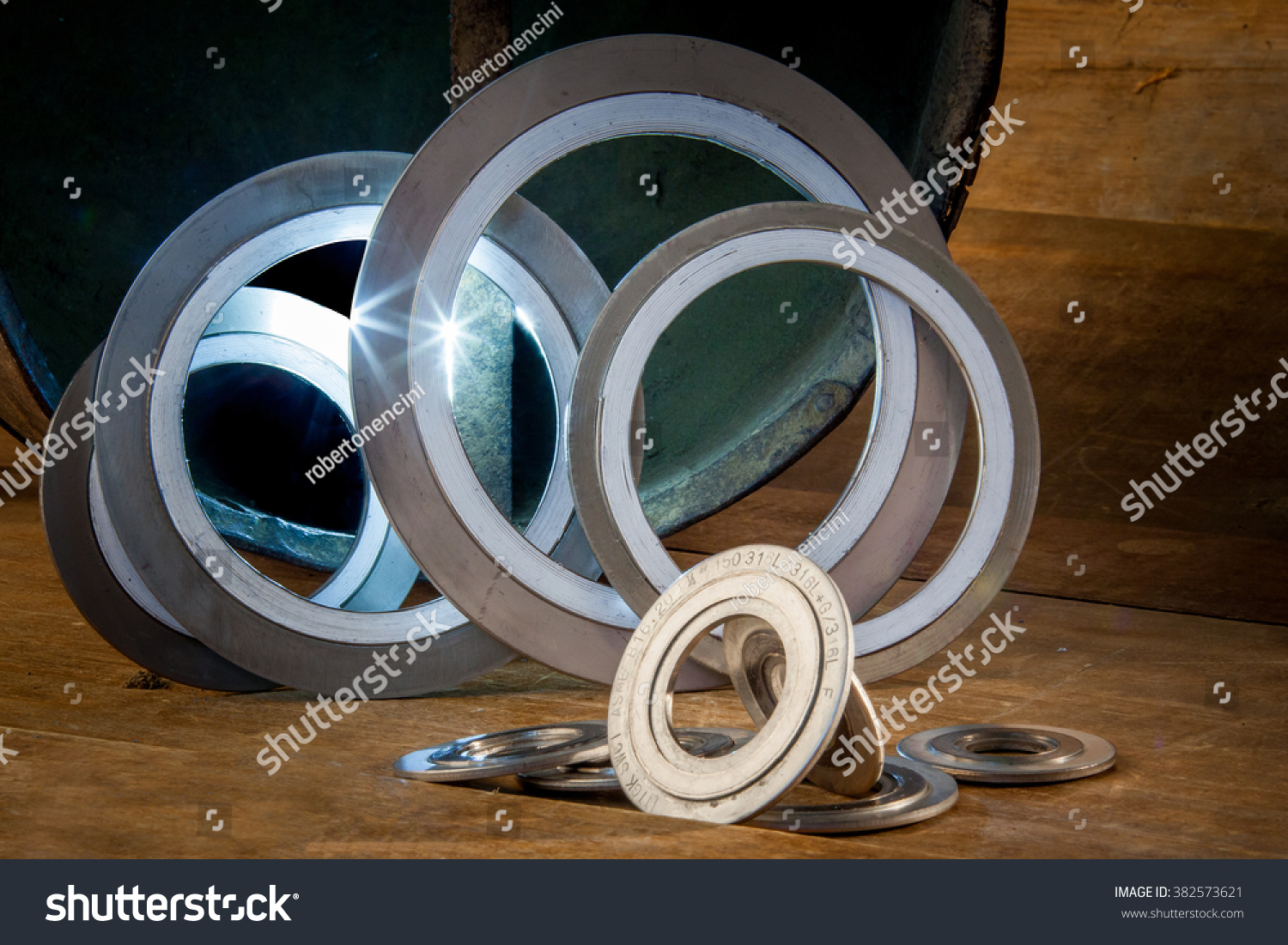 Gasket Mechanical Seal Which Fills Space Stock Photo 382573621 ...