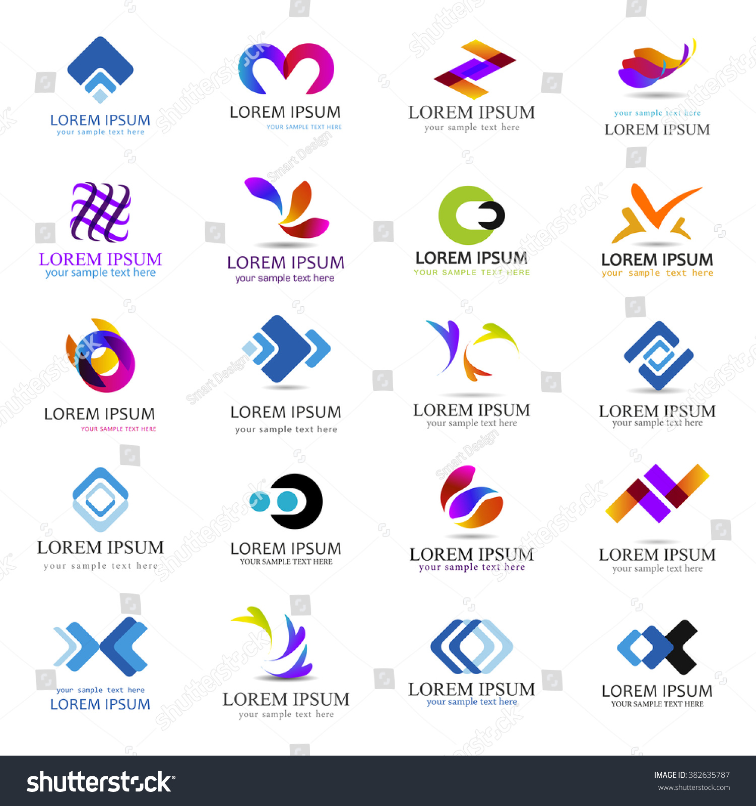 Business Icons Setisolated On White Backgroundvector Stock Vector ...