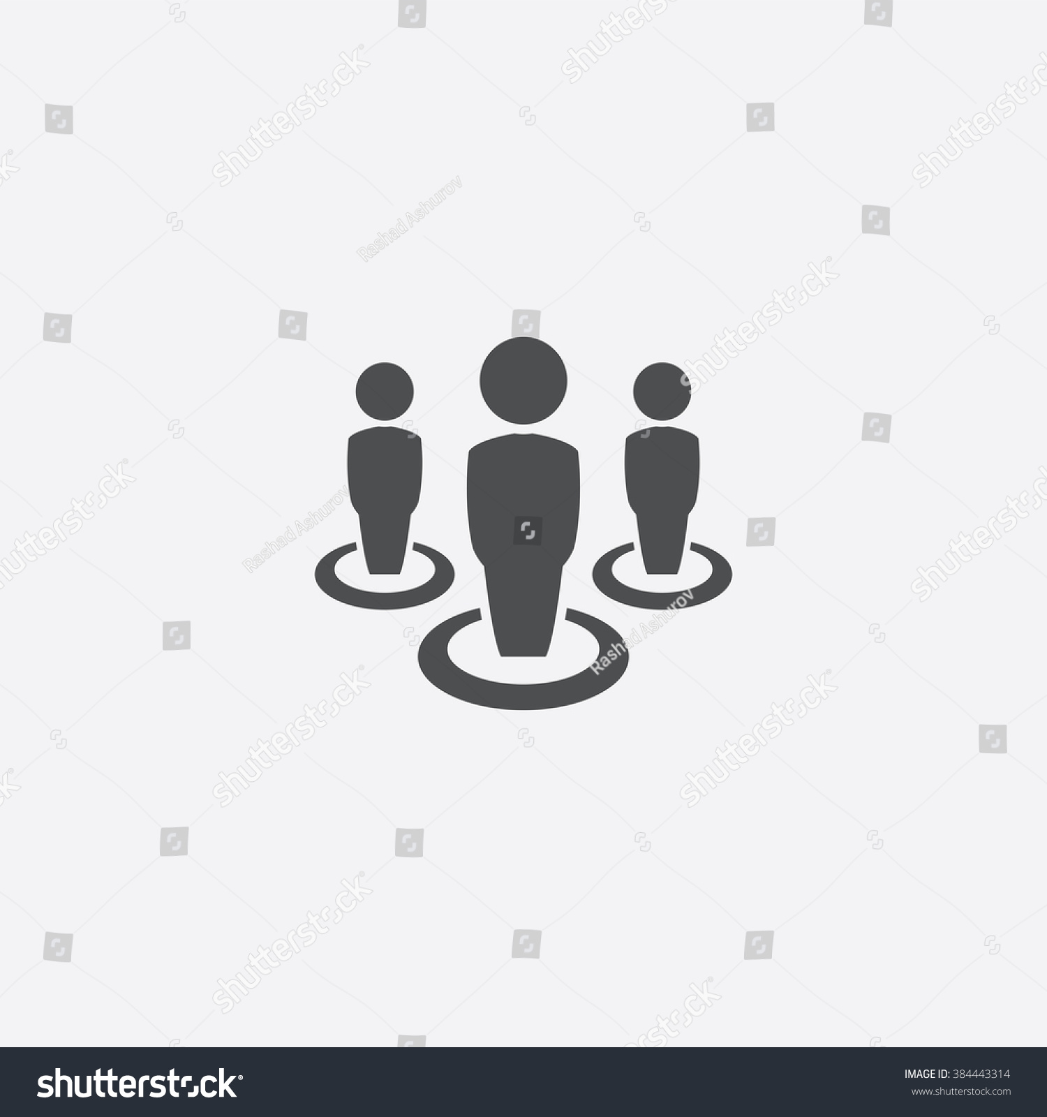 Vector Team Icon Stock Vector (Royalty Free) 384443314 | Shutterstock