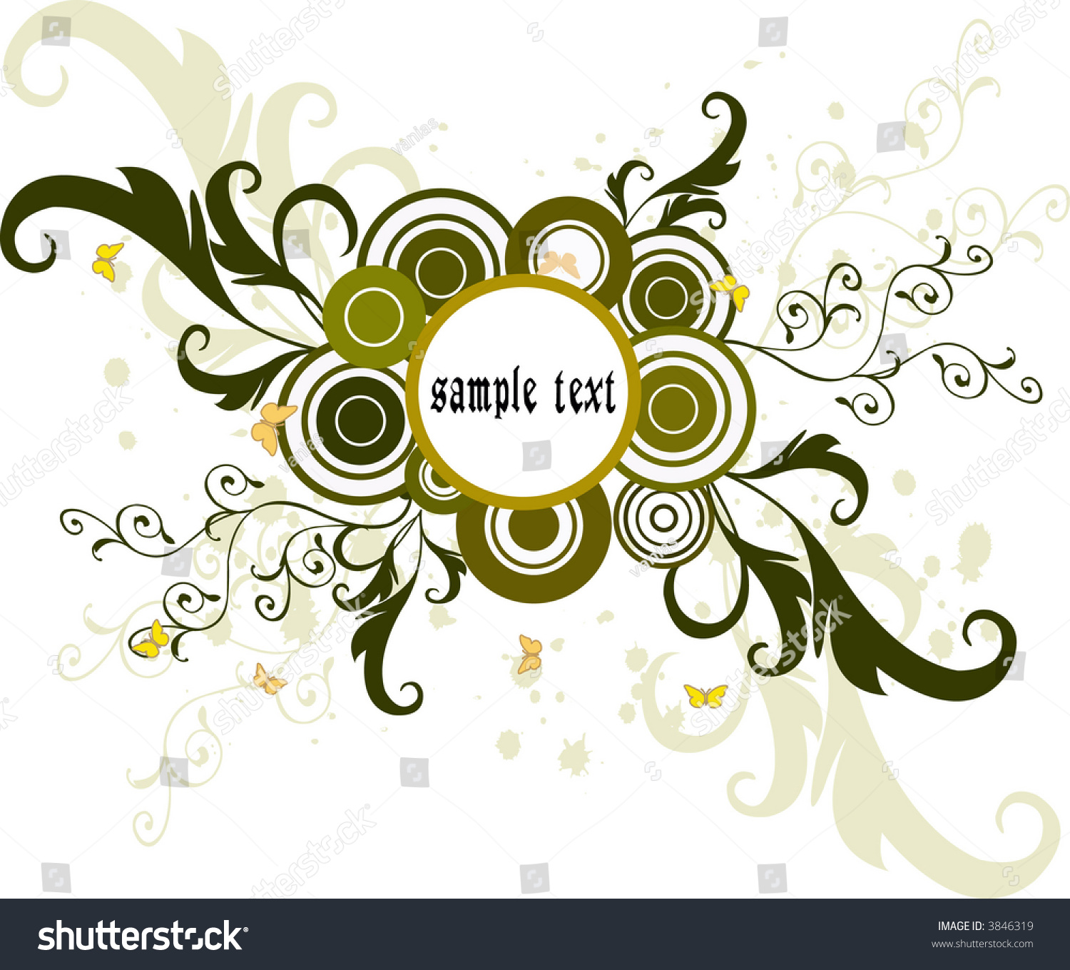 Abstract Art Floral Vector Illustration Stock Vector Royalty Free Abstract Art Floral Vector Illustration Stock Vector Royalty Free