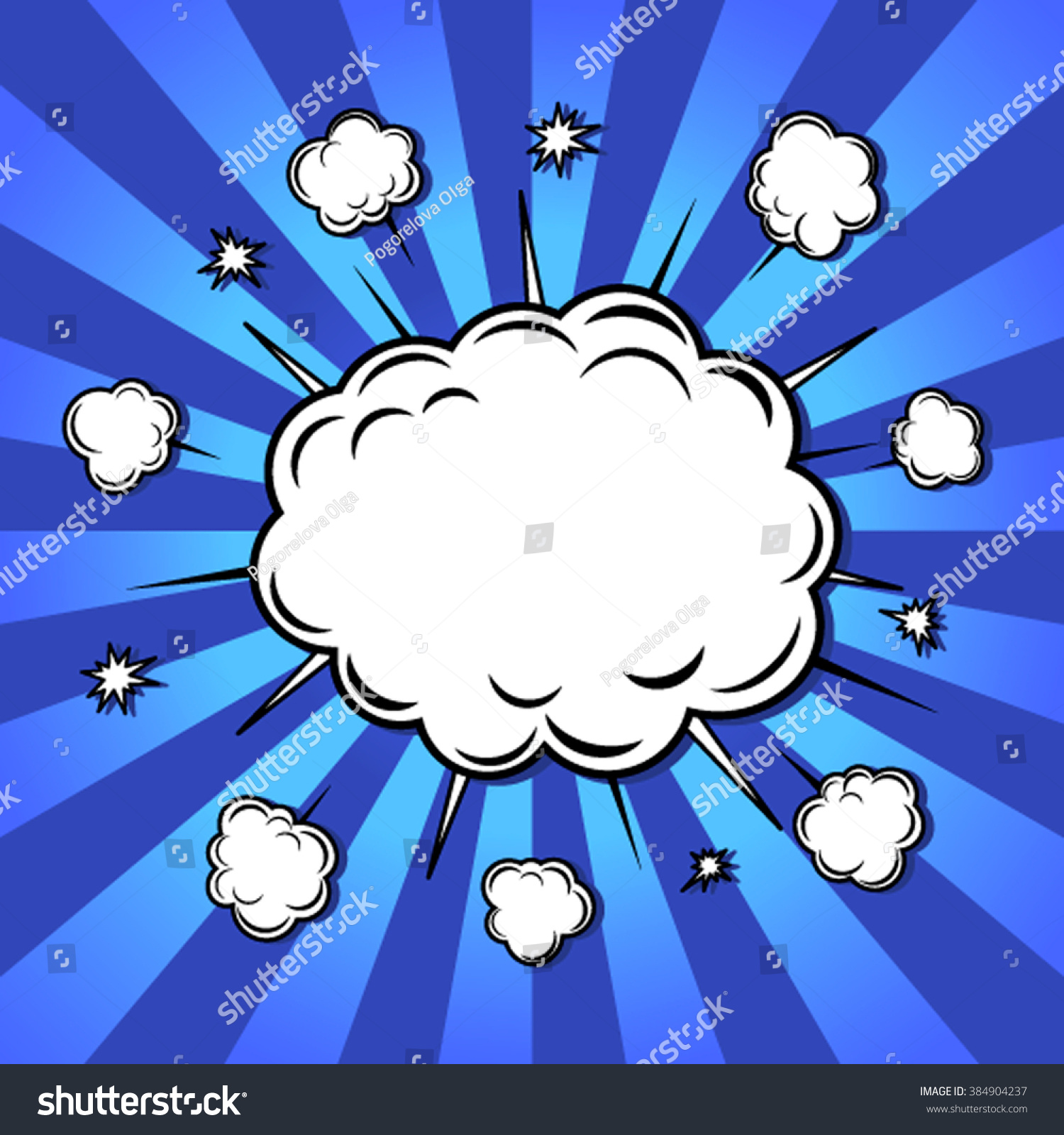 Boom Comic Book Explosion Comics Pop Stock Vector (Royalty Free ...