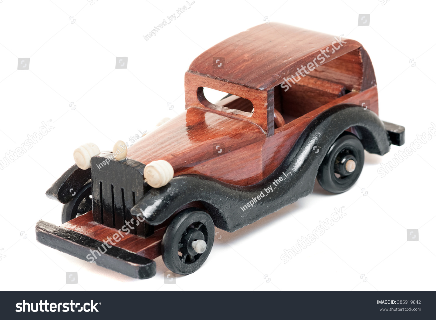 antique wooden cars