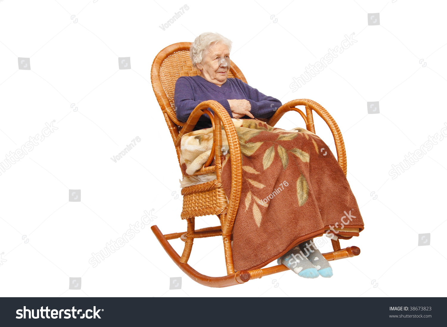 Бабушка в кресле