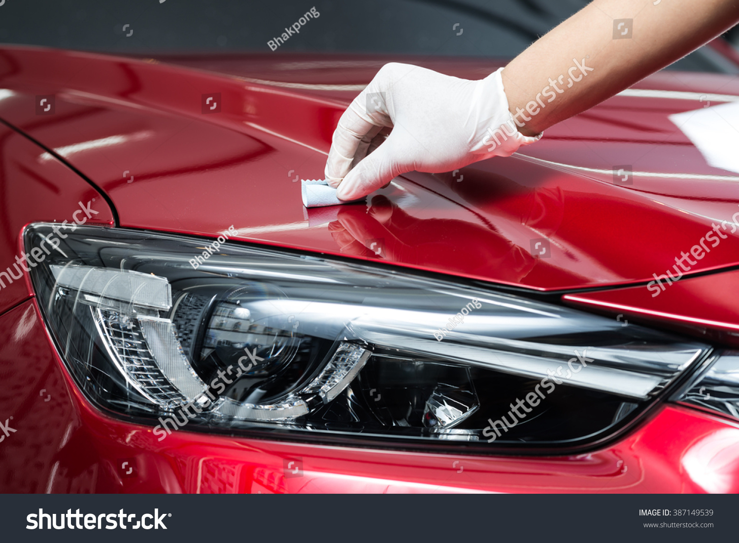 Car Detailing Series Glass Coating Stock Photo 387149539 | Shutterstock