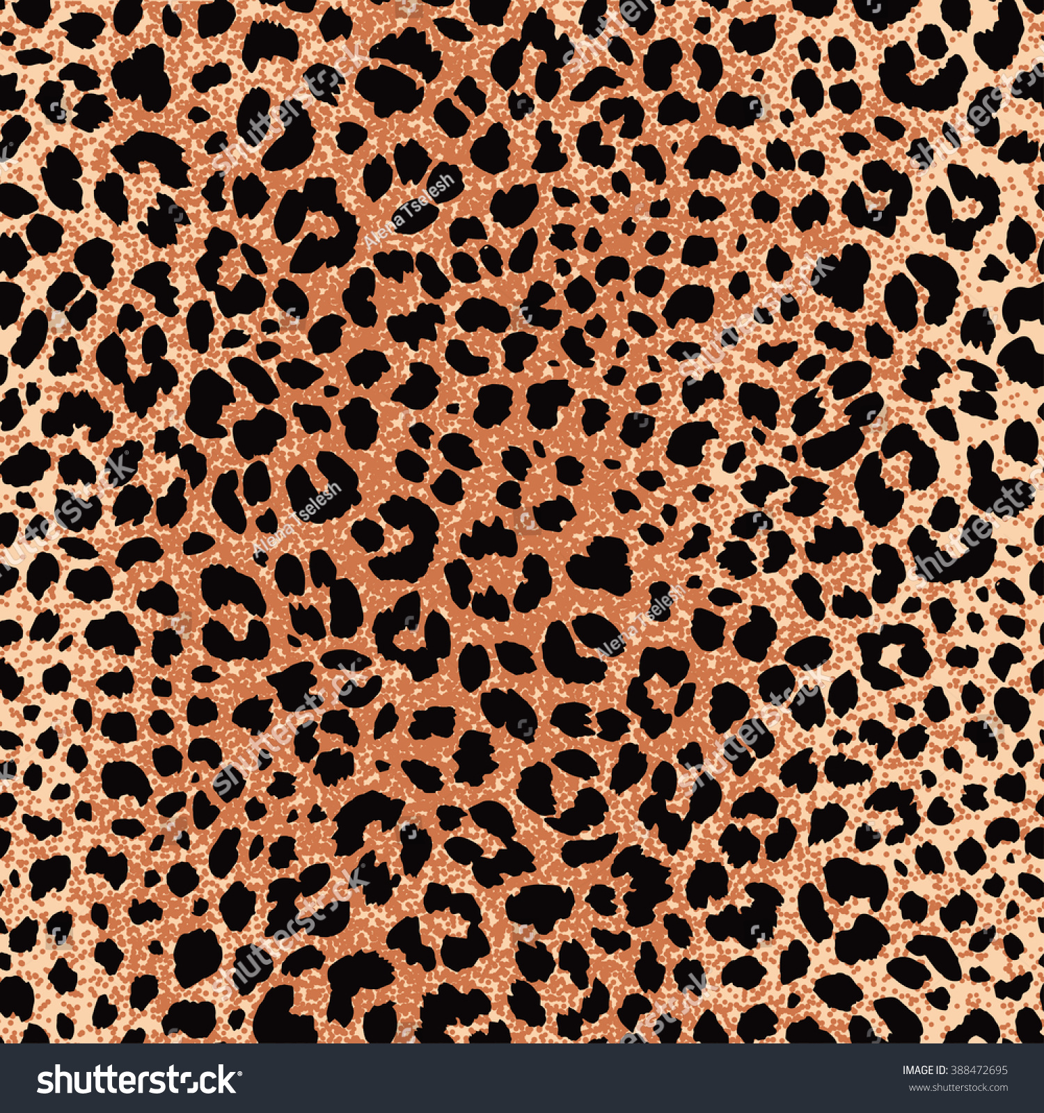 Jaguar Skin Seamless Pattern Animal Print Stock Vector (Royalty Free ...