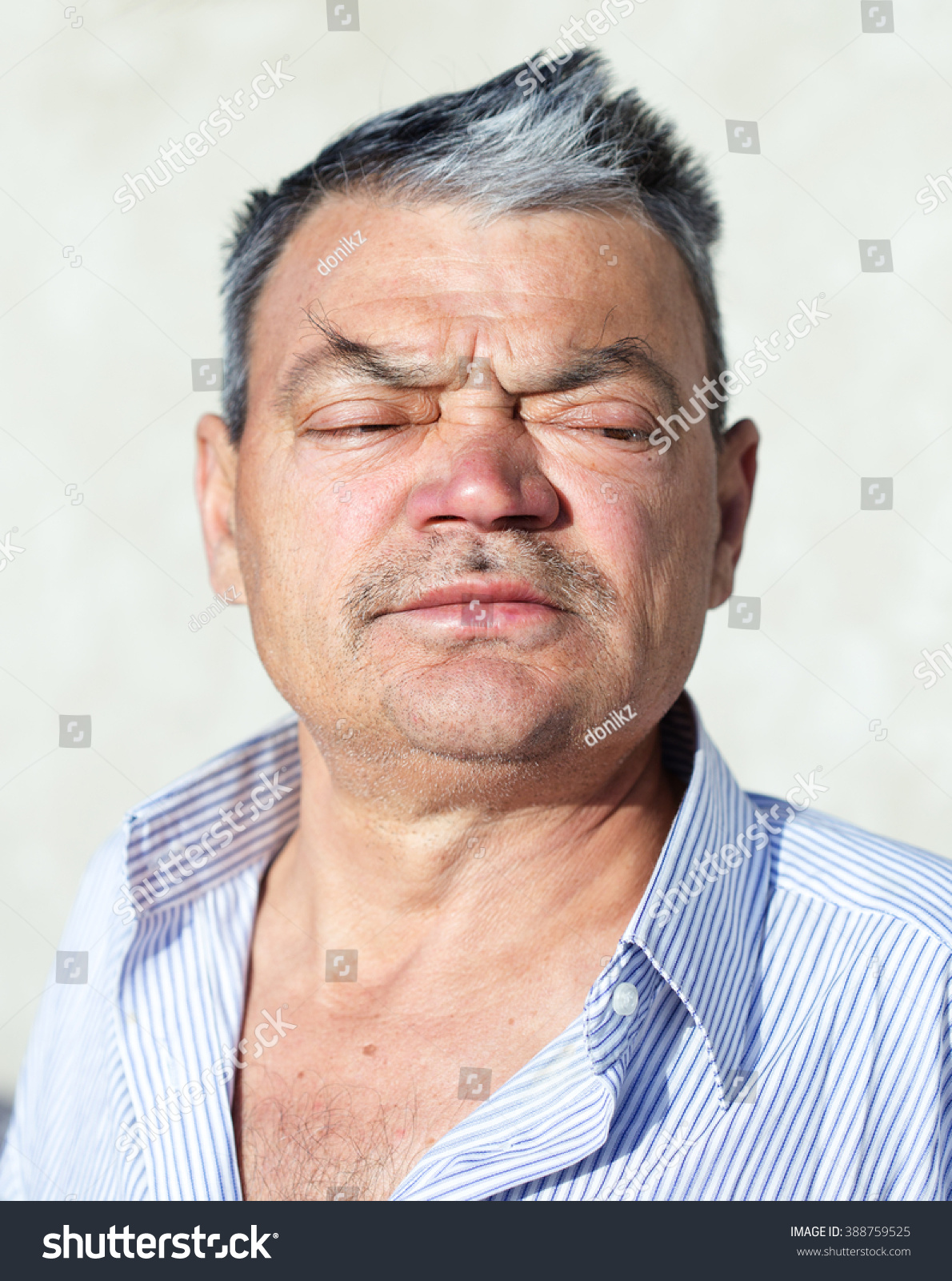 Portrait Drunk Man On White Background Stock Photo 388759525 | Shutterstock