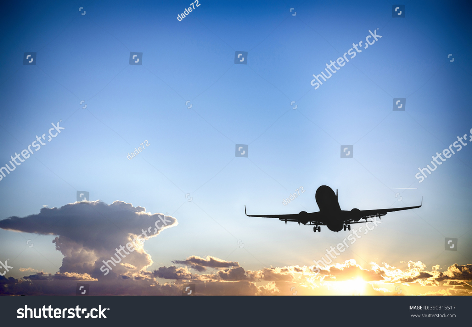 Airplane Takeoff Stock Photo 390315517 | Shutterstock